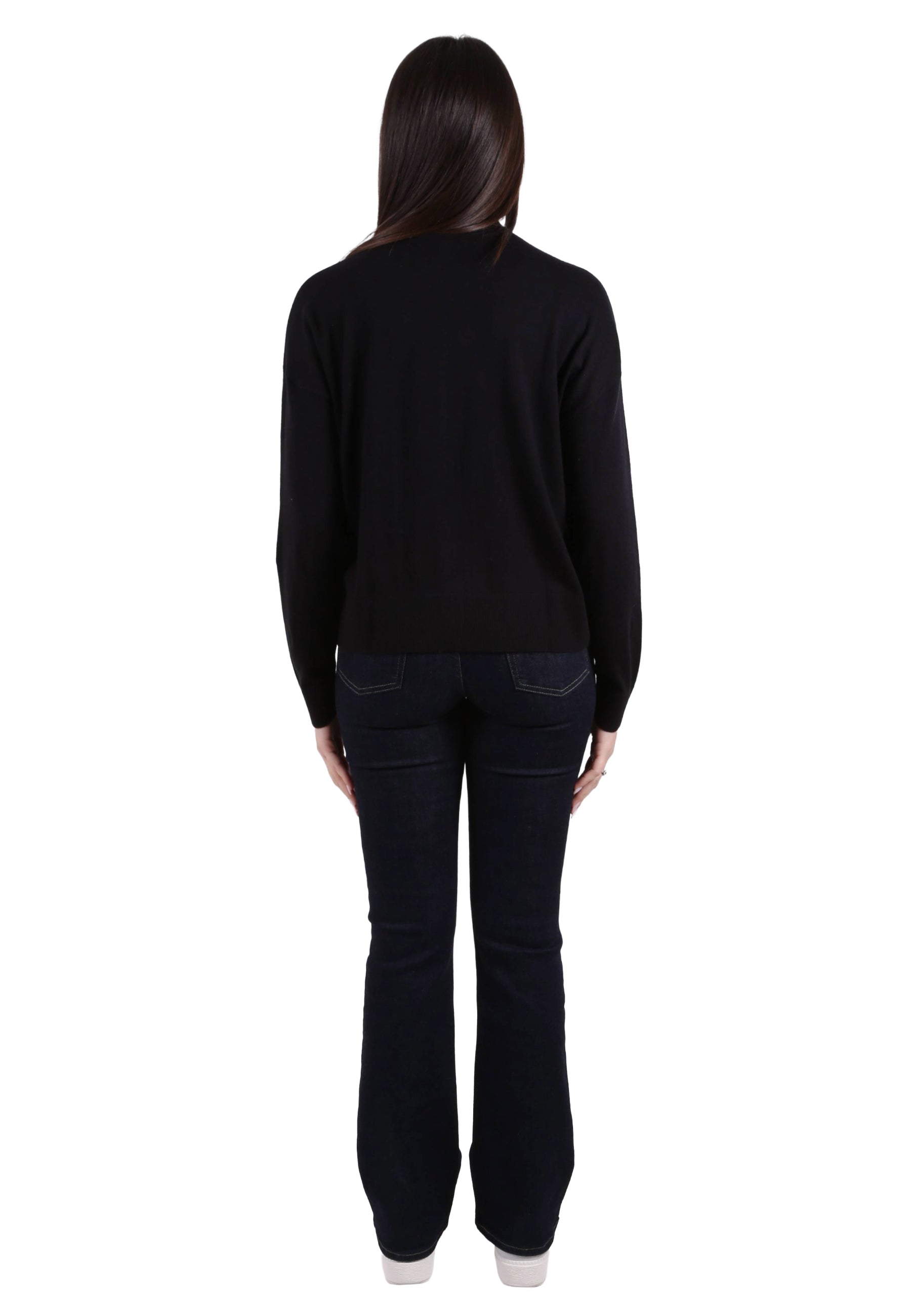 Maglia a collo alto Nero Liu-jo