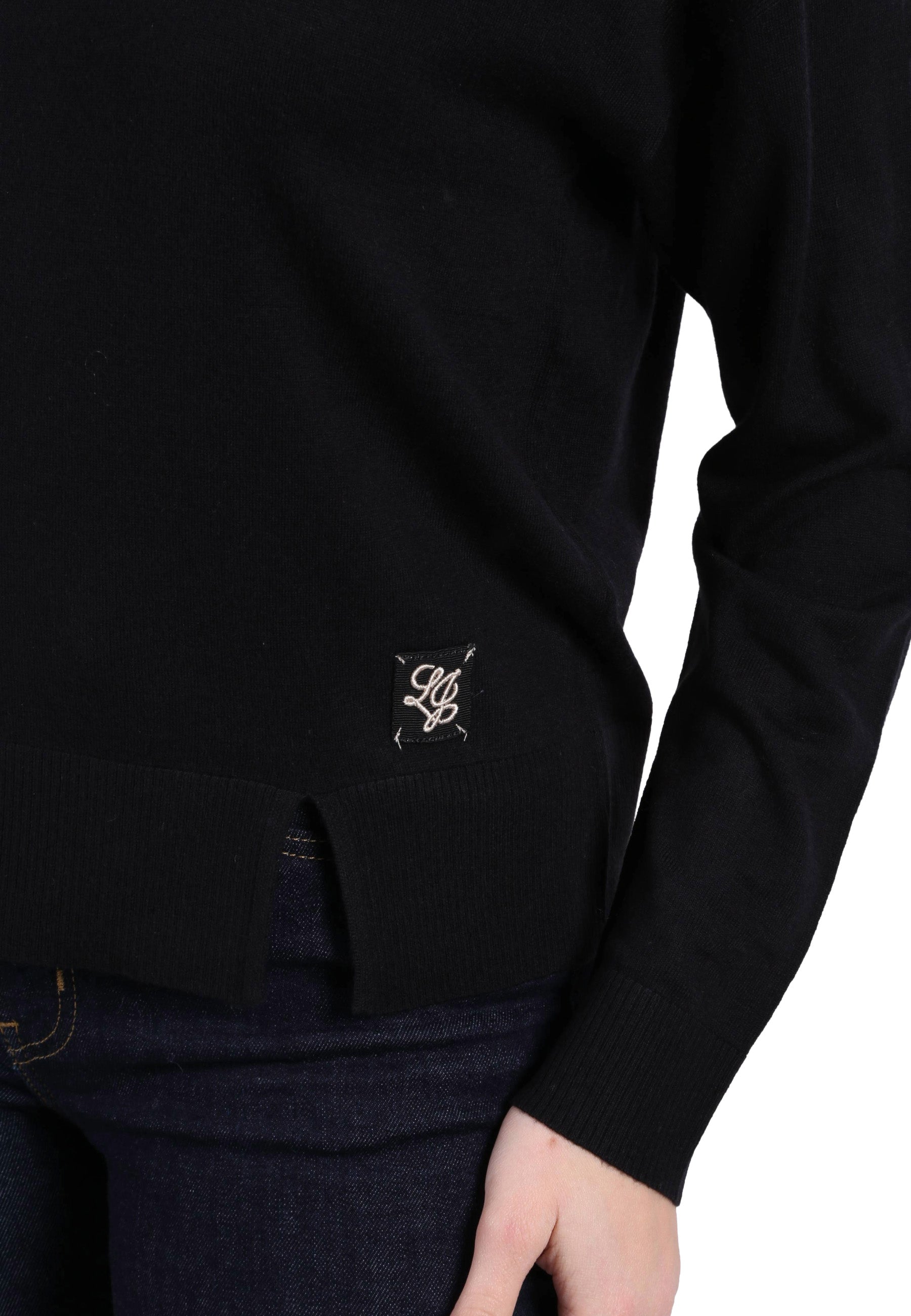 Maglia a collo alto Nero Liu-jo