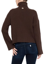 Maglia a collo alto Marrone Liu-jo