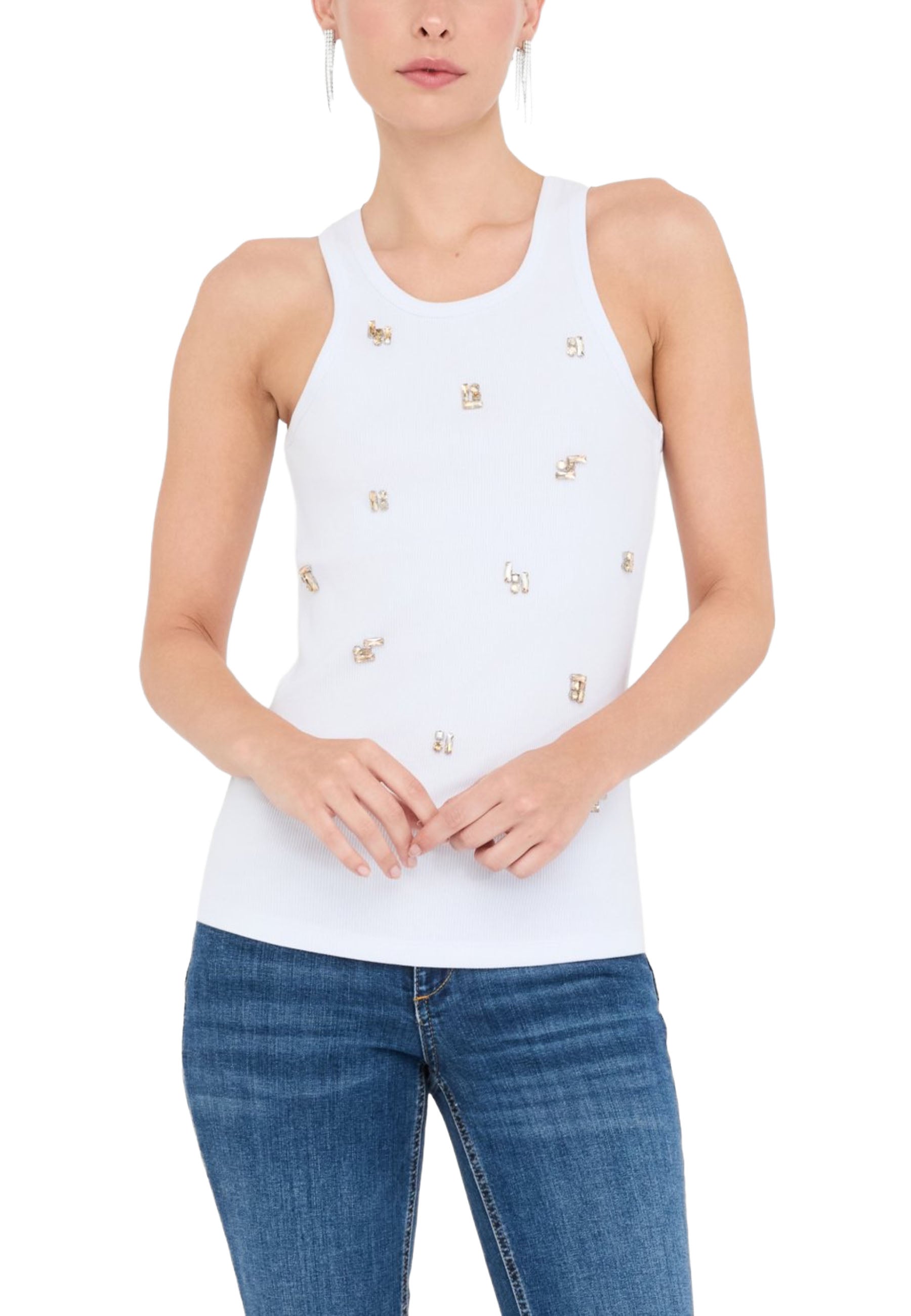 Top e canotte Bianco Liu-jo