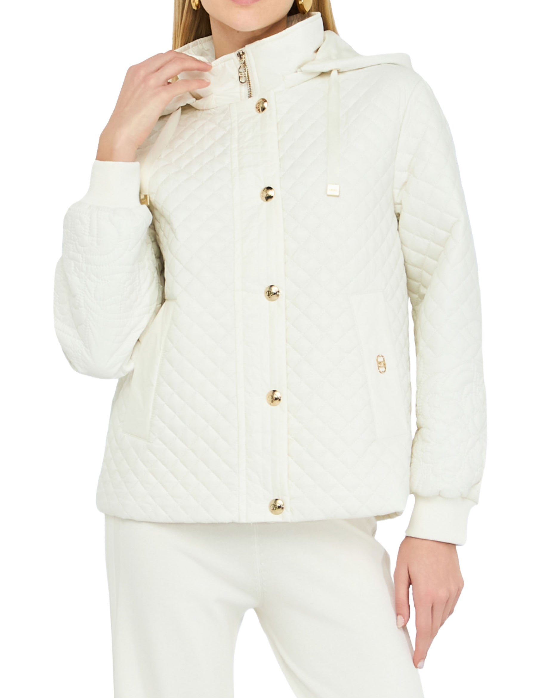 Piumini Bianco Liu-jo