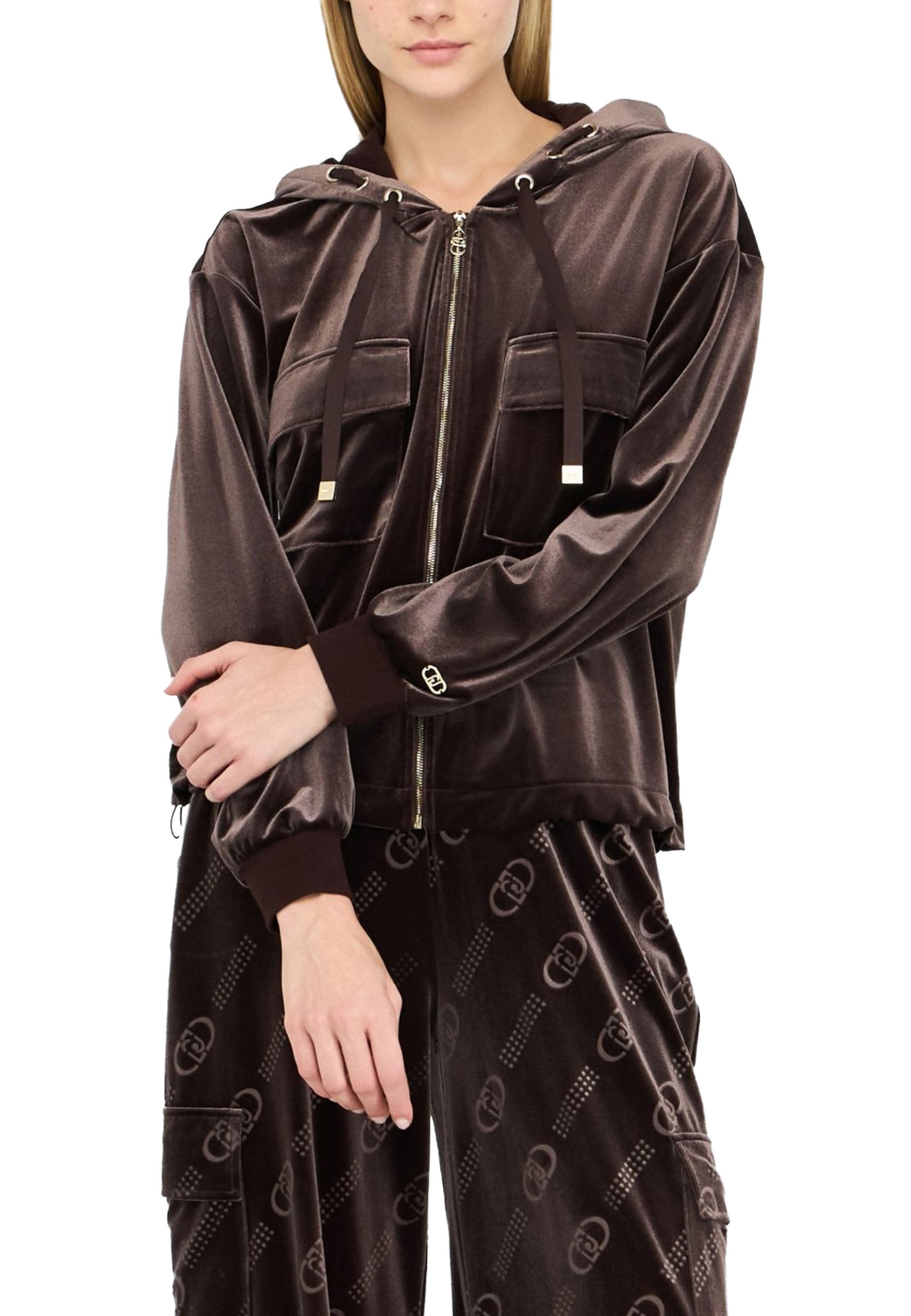 Felpe Marrone Liu-jo