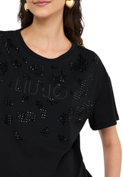 T-shirt Nero Liu-jo