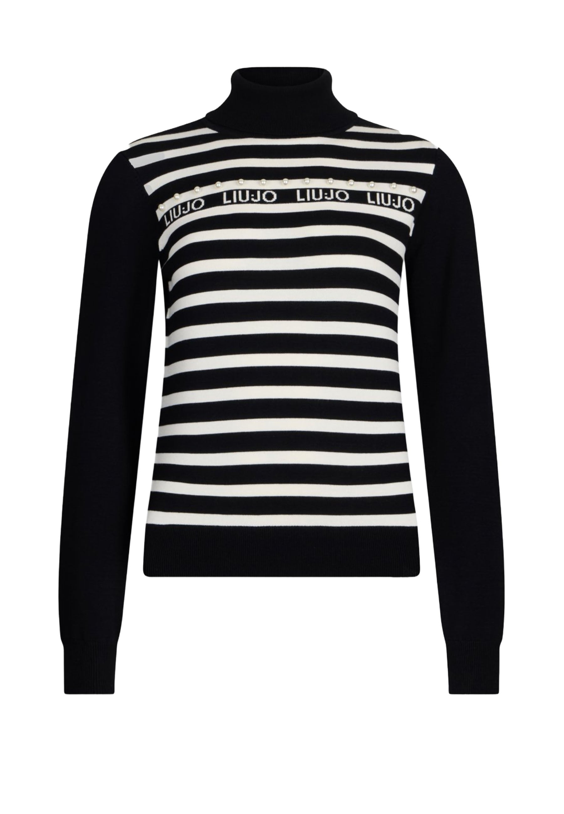 Maglia a collo alto Nero Liu-jo