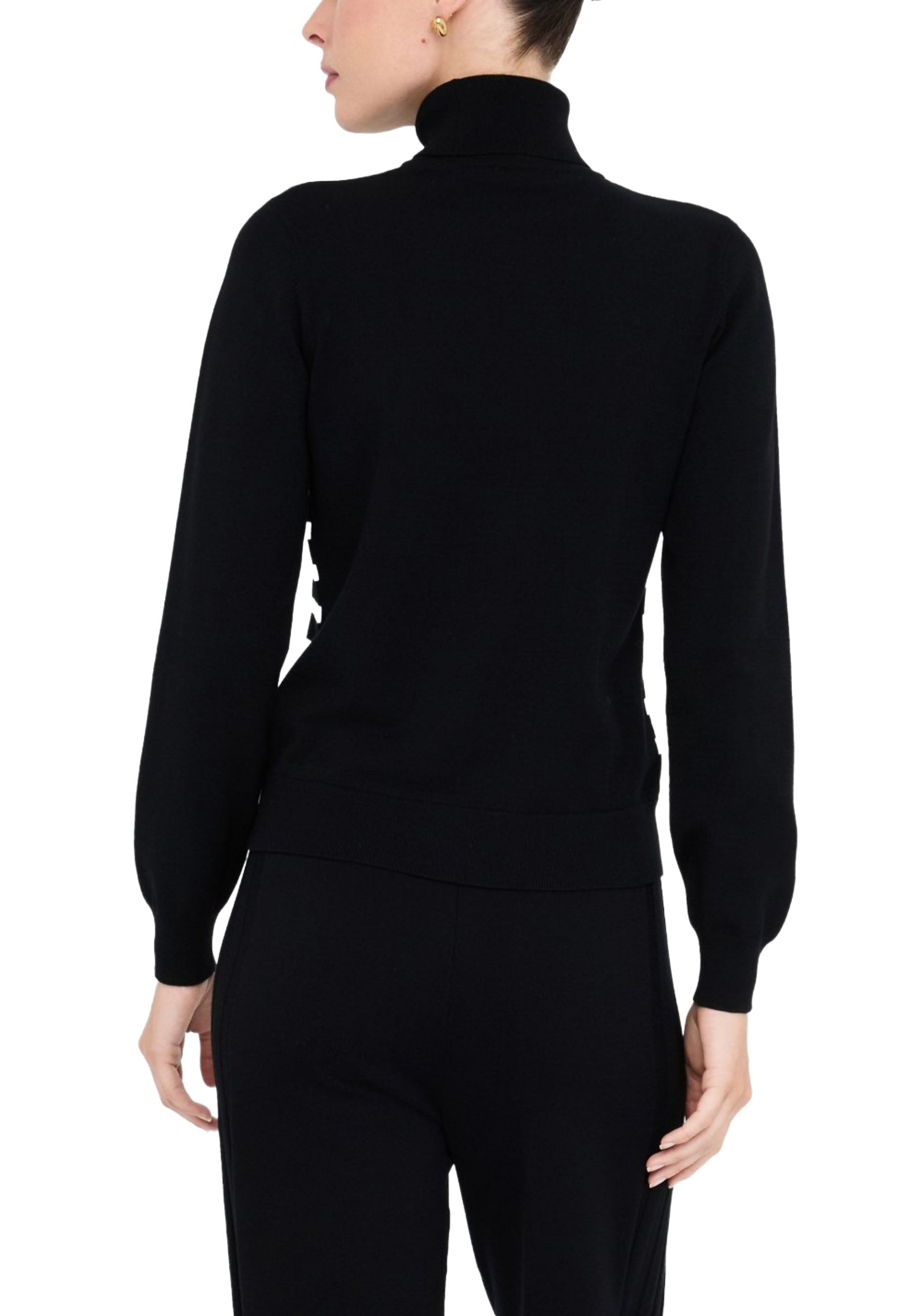 Maglia a collo alto Nero Liu-jo