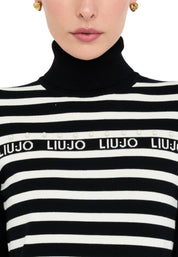 Maglia a collo alto Nero Liu-jo