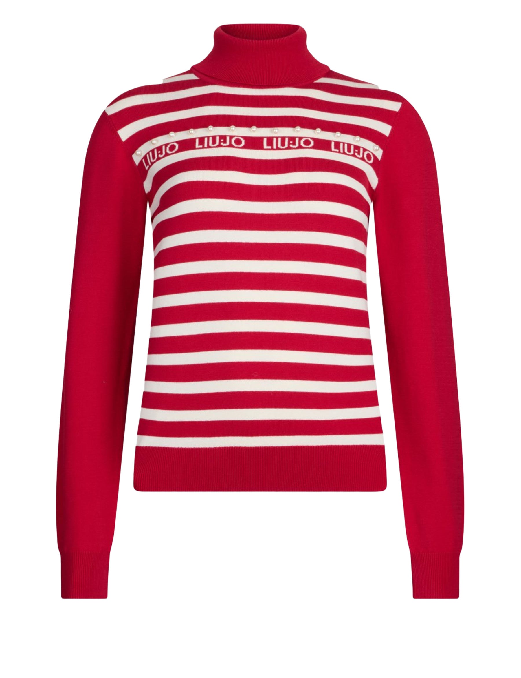 Maglia a collo alto Rosso Liu-jo