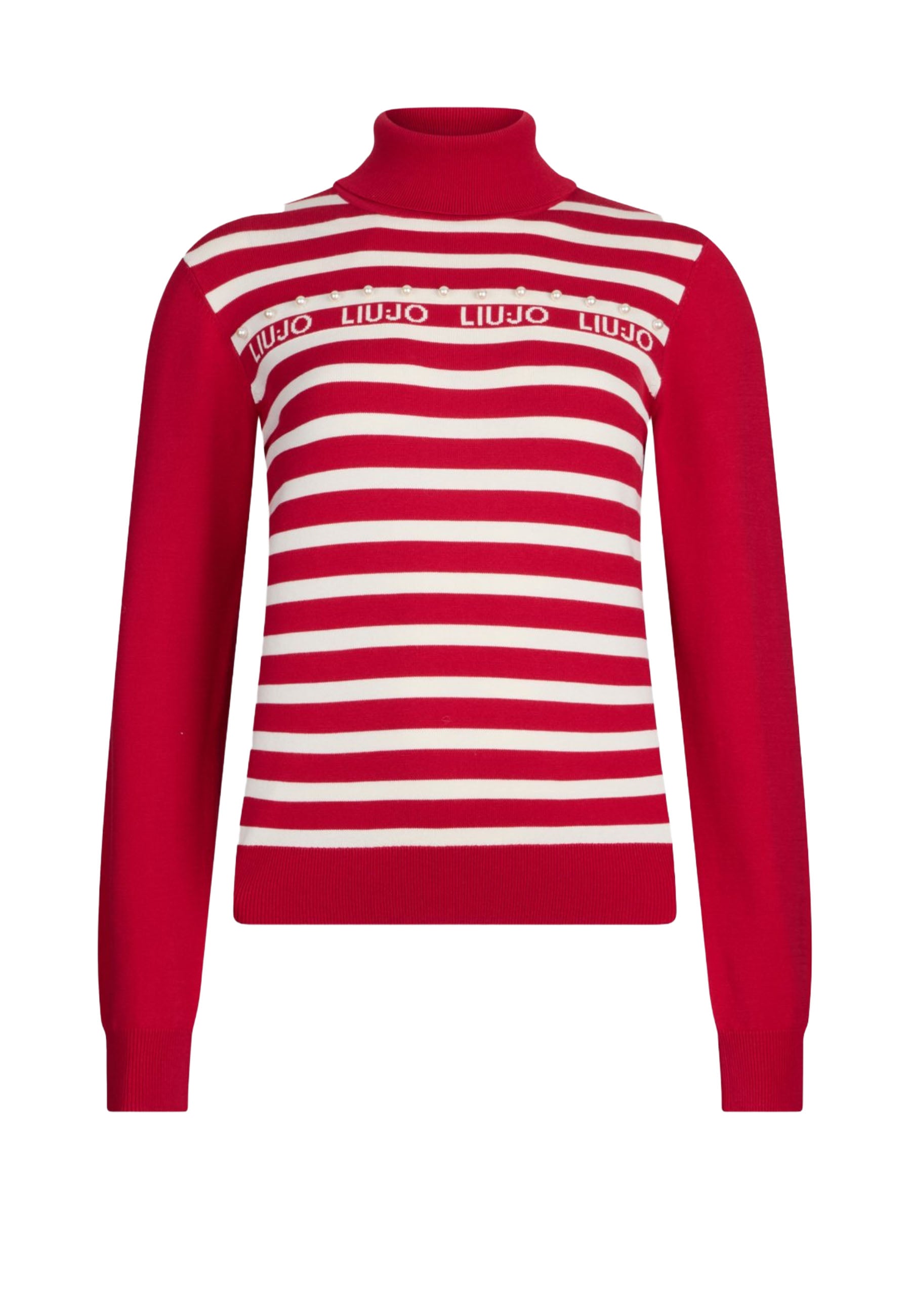 Maglia a collo alto Rosso Liu-jo