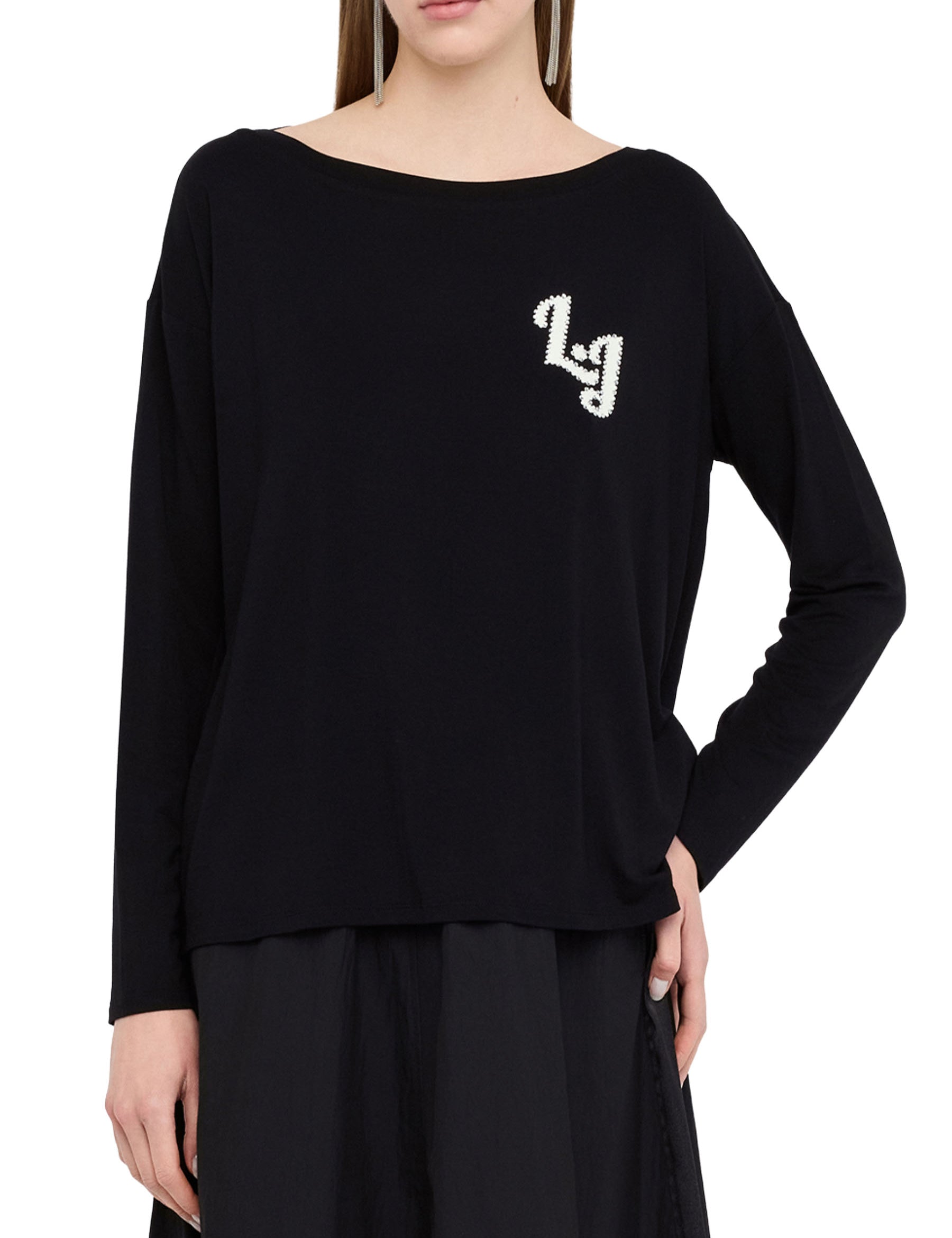 T-shirt Nero Liu-jo