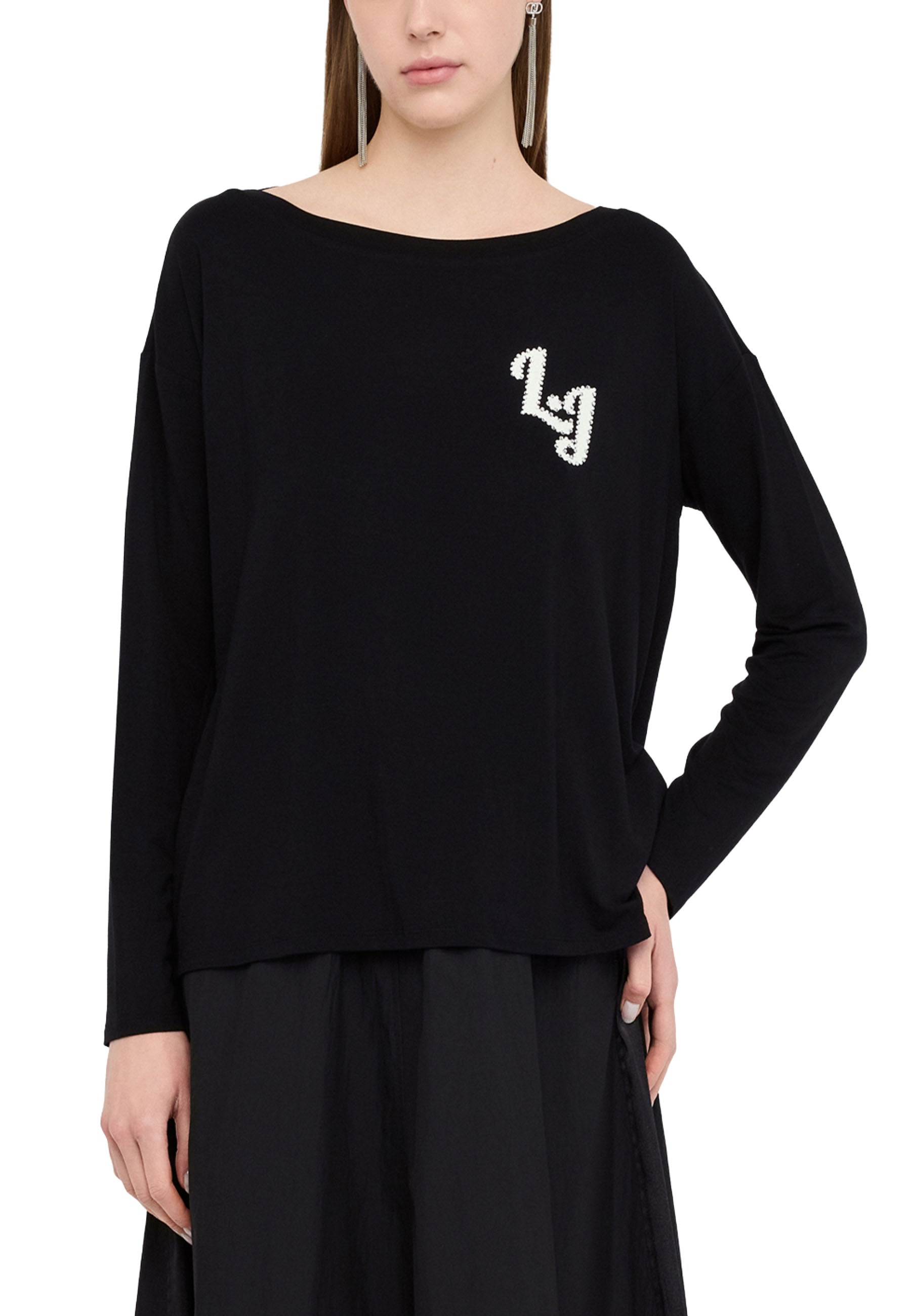 T-shirt Nero Liu-jo