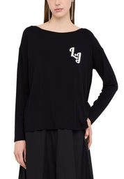 T-shirt Nero Liu-jo