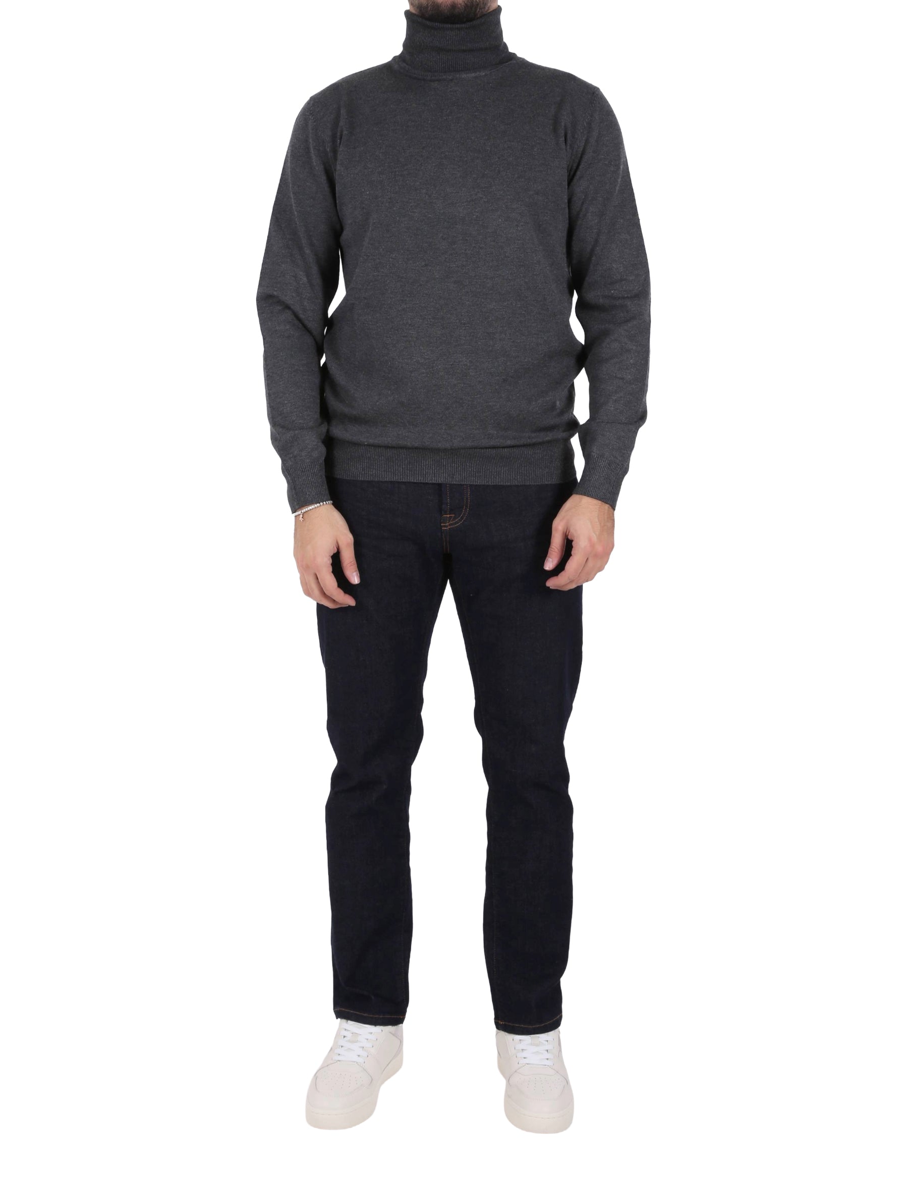 Maglia a collo alto Grigio Sseinse