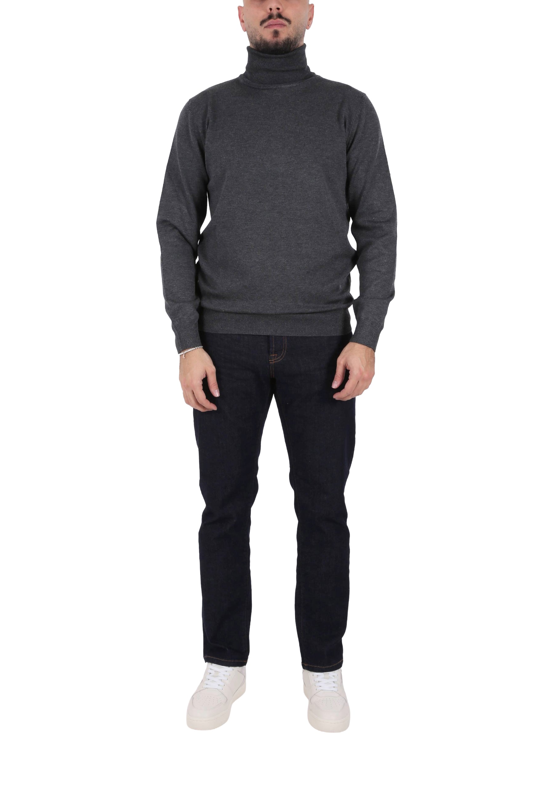 Maglia a collo alto Grigio Sseinse