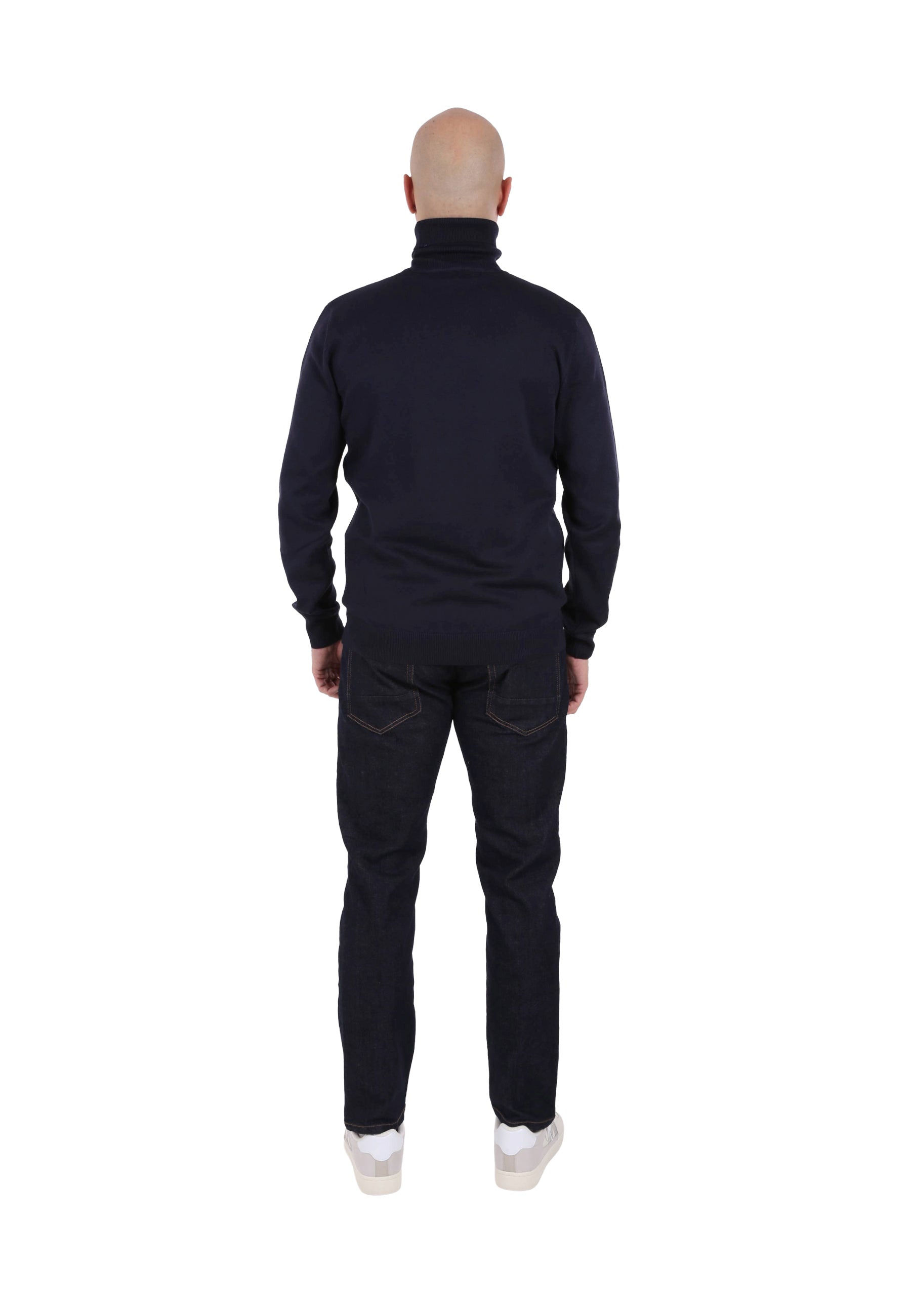 Maglia a collo alto Blu Sseinse