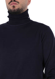 Maglia a collo alto Blu Sseinse