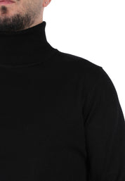 Maglia a collo alto Nero Sseinse