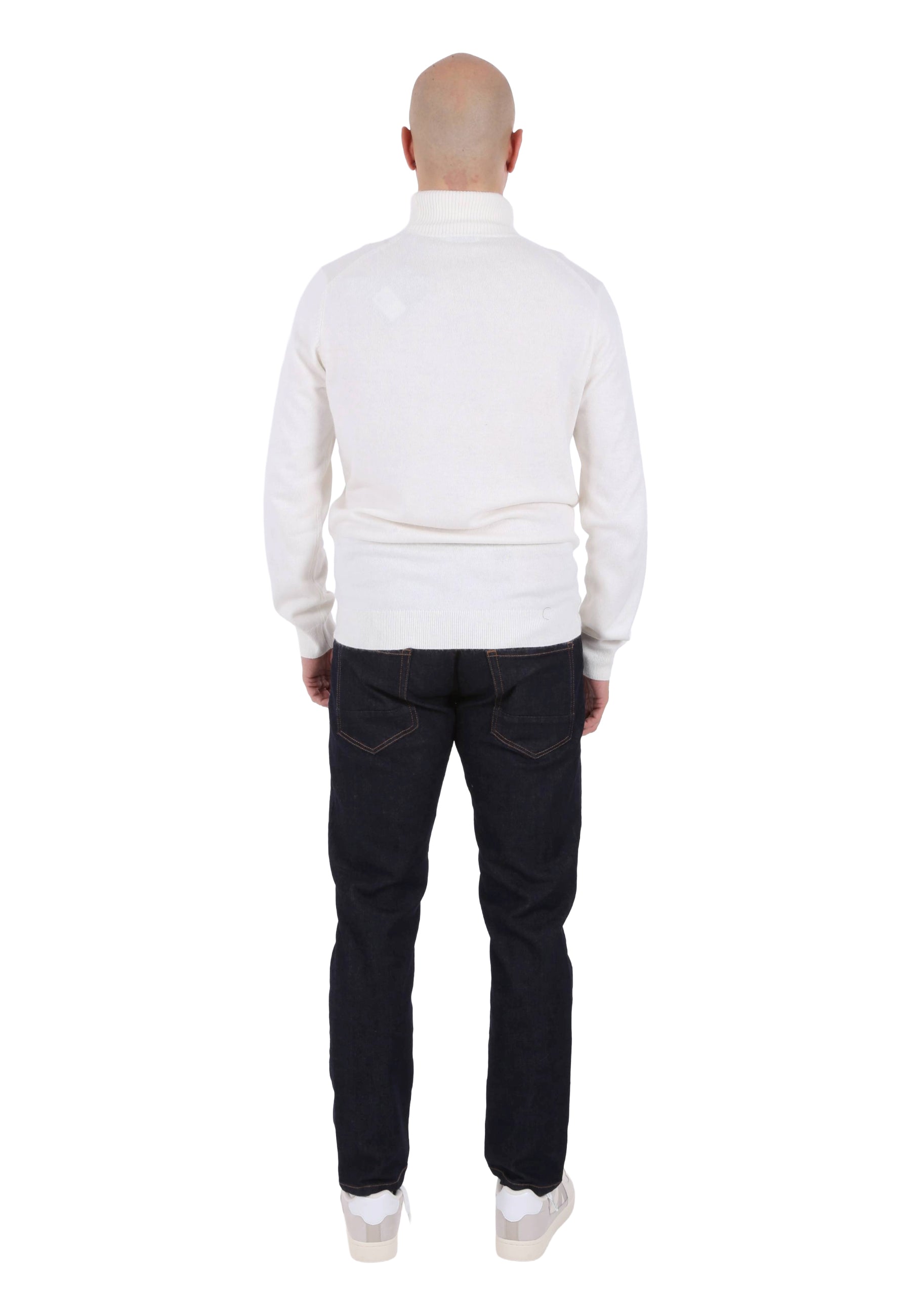 Maglia a collo alto Bianco Sseinse