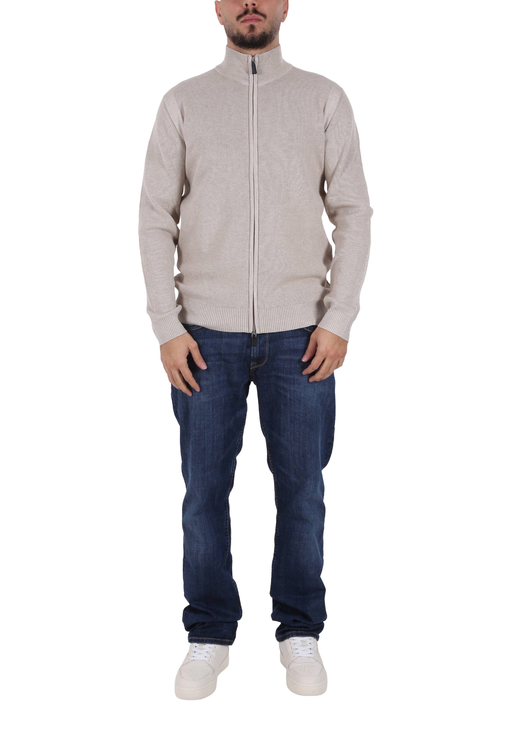 Maglia a collo alto Beige Sseinse