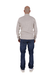 Maglia a collo alto Beige Sseinse