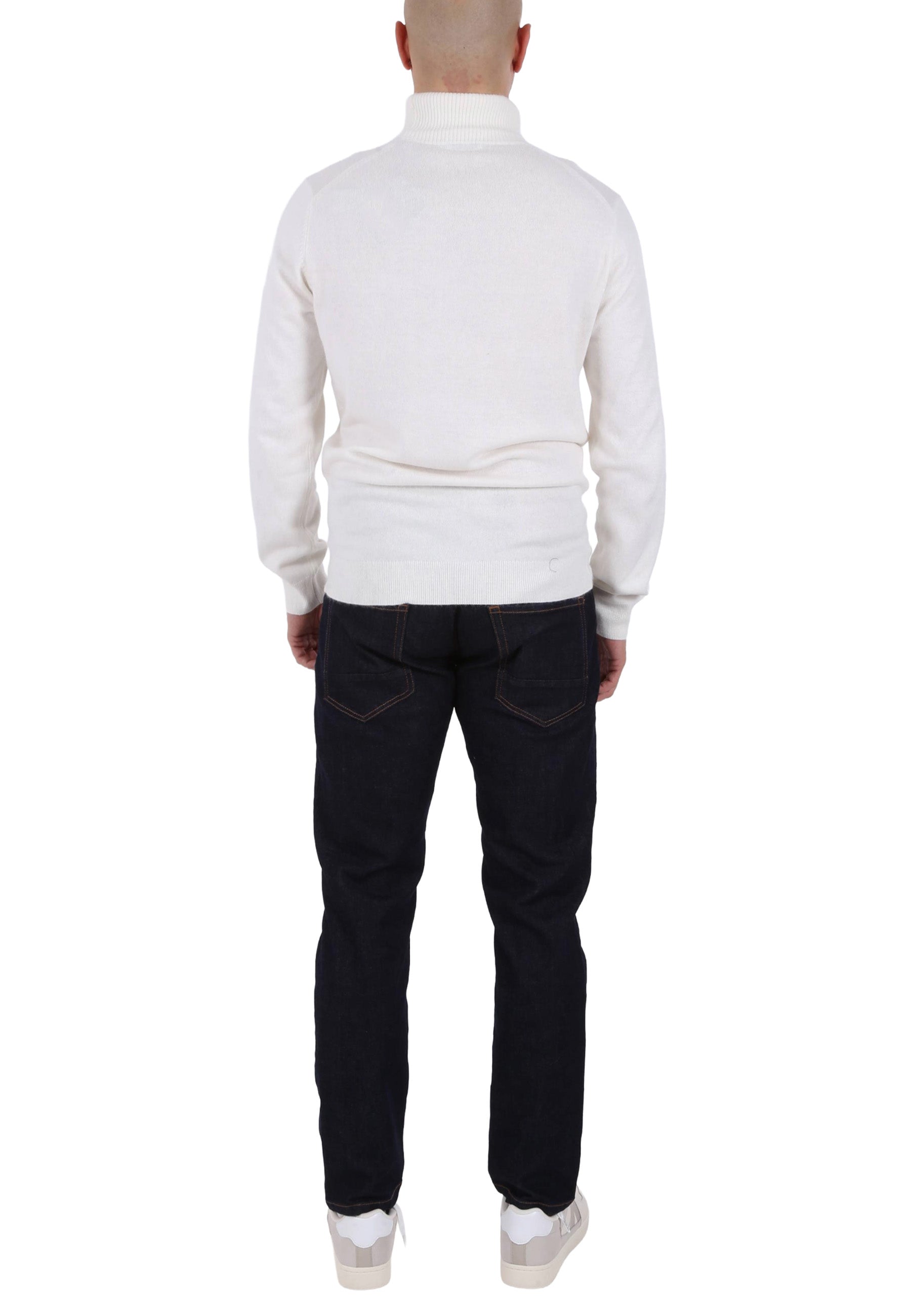 Maglia a collo alto Bianco Sseinse