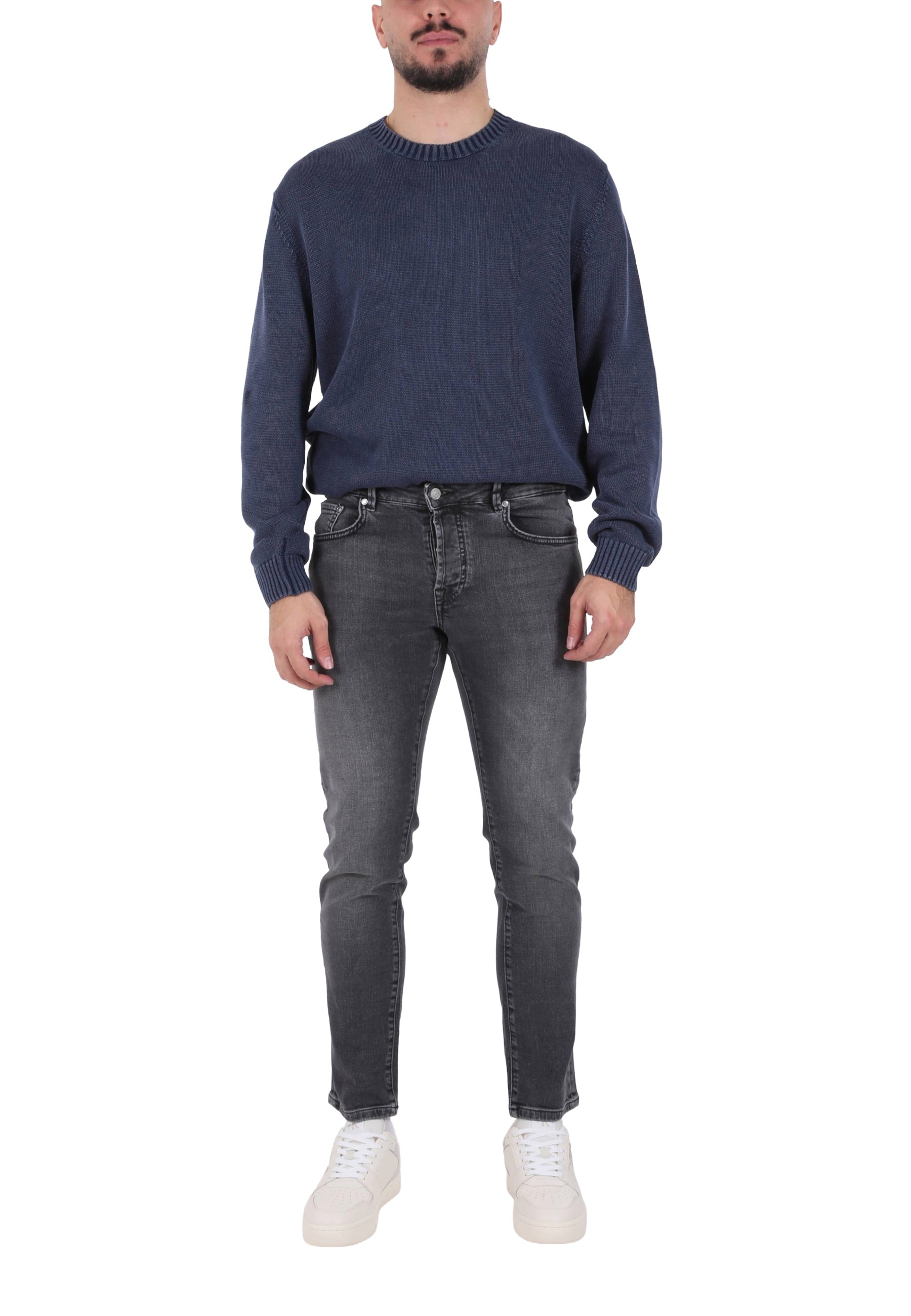 Jeans Grigio Scuro Sseinse