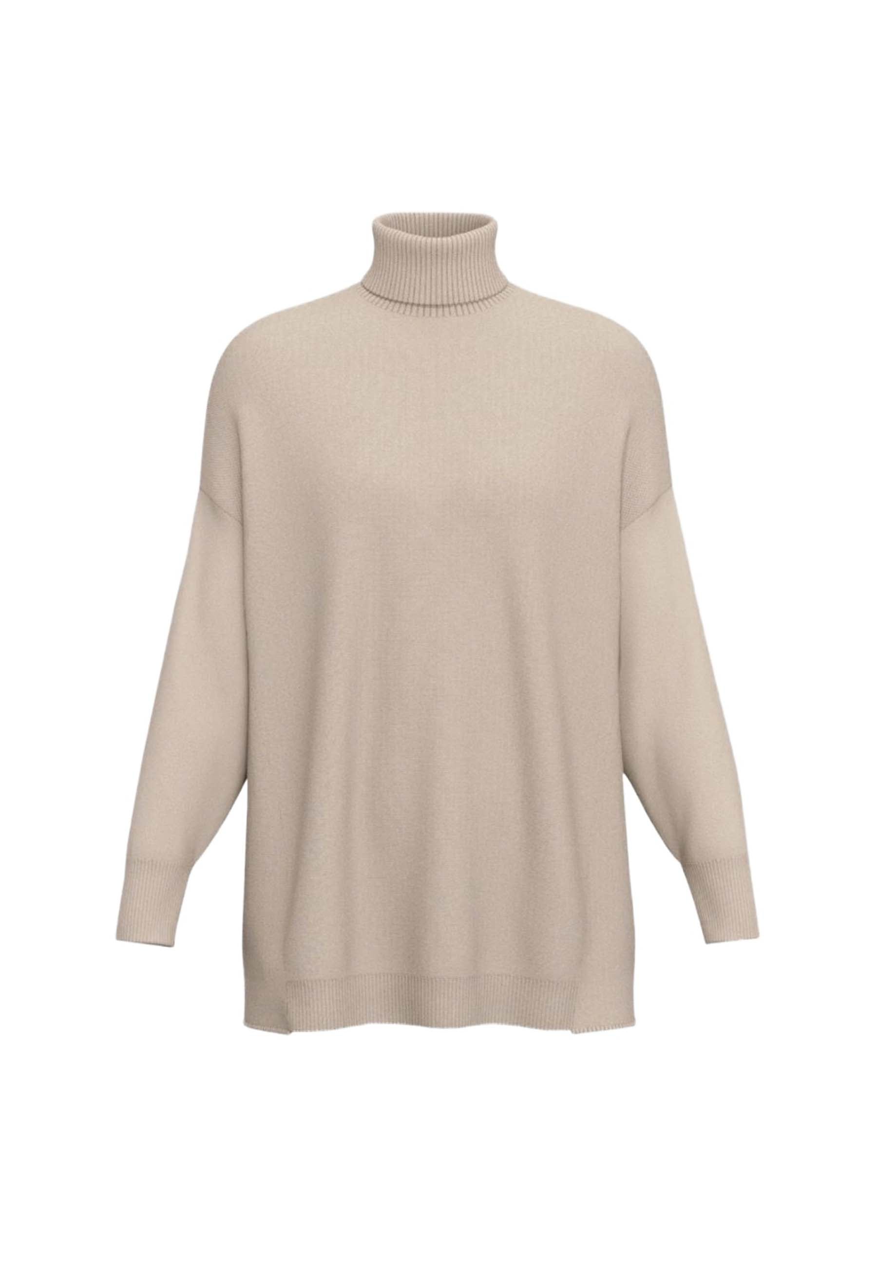 Maglia a collo alto Beige Emme Marella