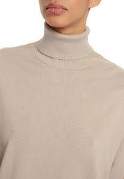 Maglia a collo alto Beige Emme Marella