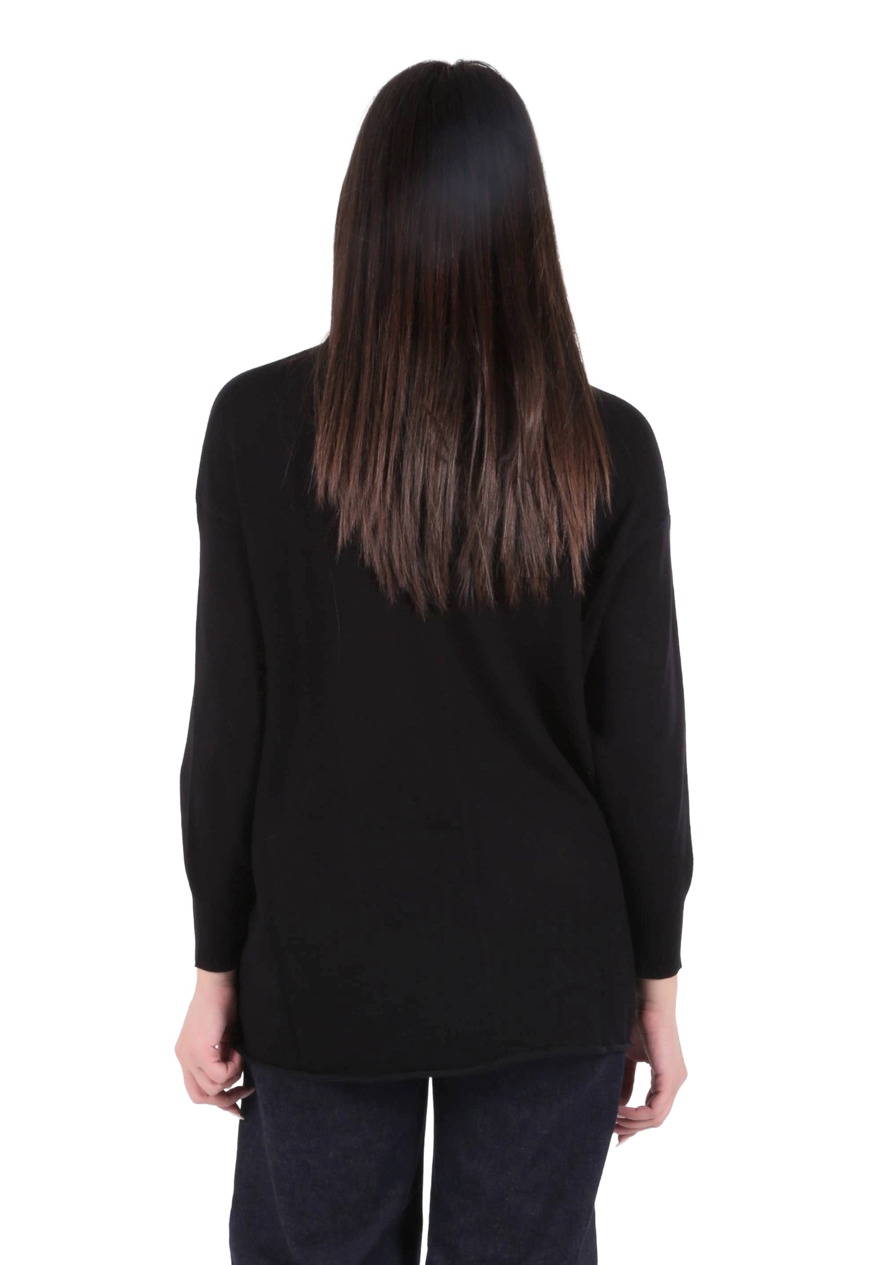 Maglia a collo alto Nero Emme Marella