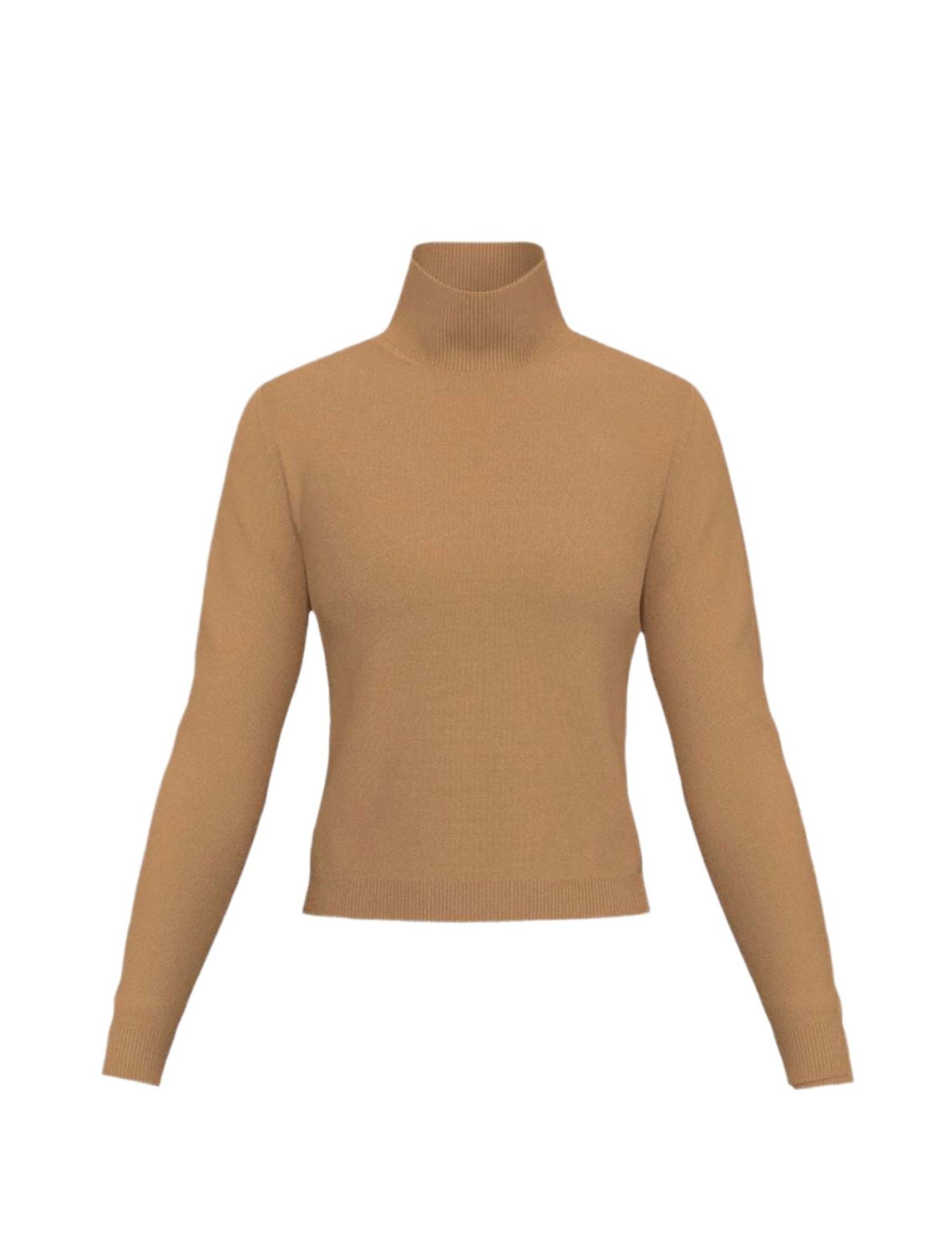 Maglia a collo alto Beige Emme Marella