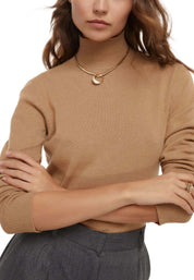 Maglia a collo alto Beige Emme Marella