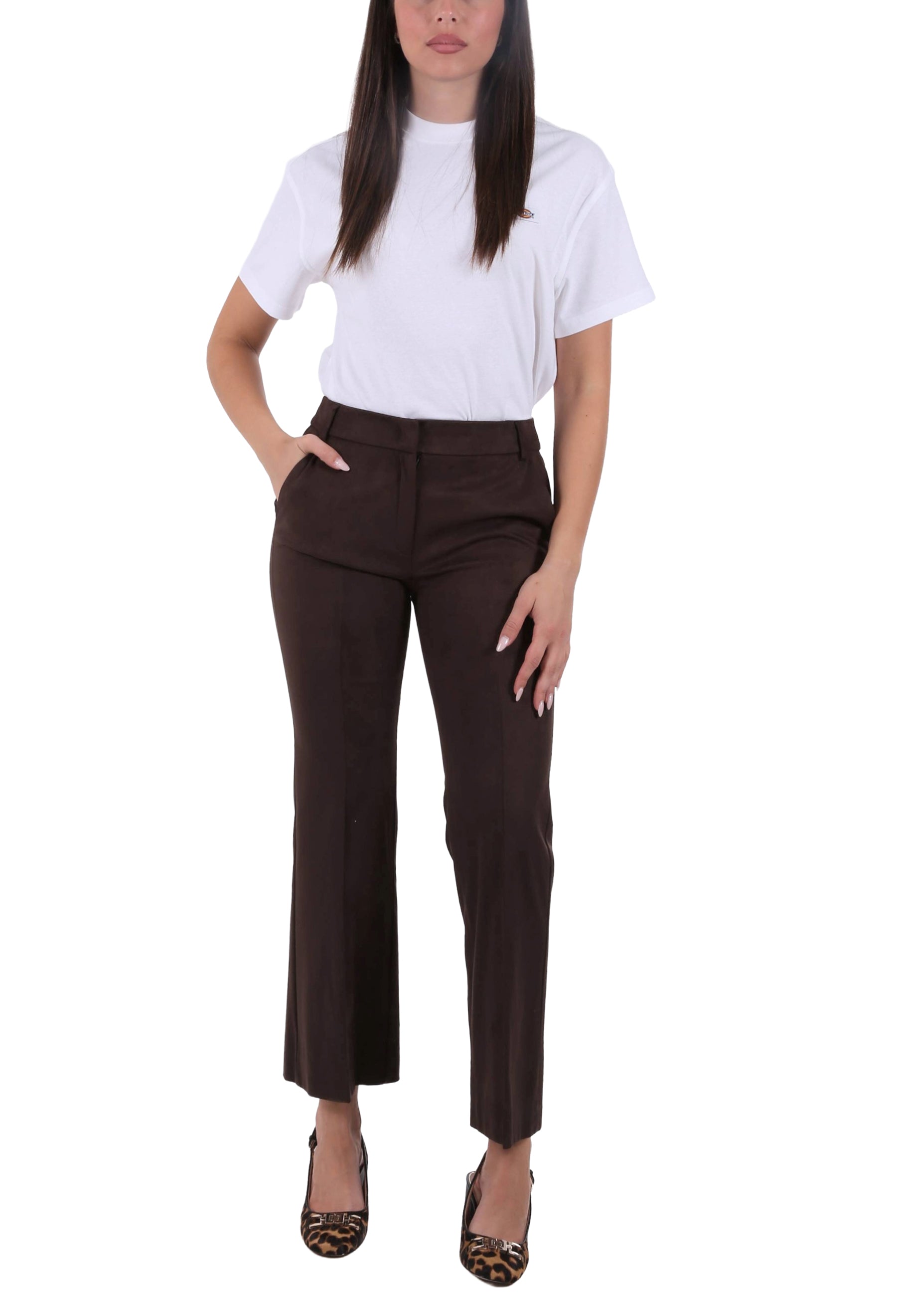 Pantaloni Marrone Emme Marella