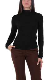 Maglia a collo alto Nero Emme Marella
