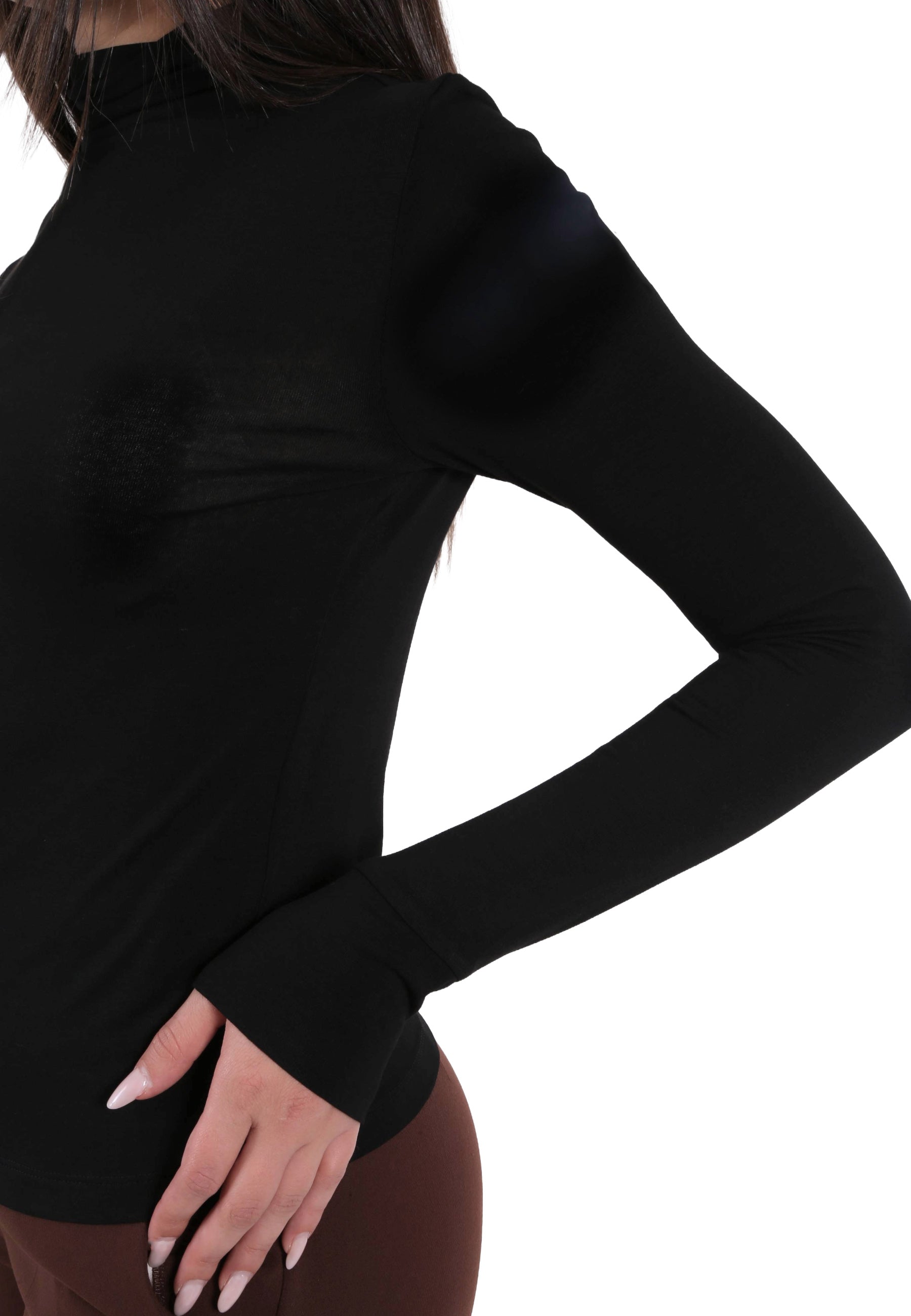 Maglia a collo alto Nero Emme Marella