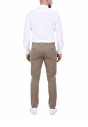 Pantaloni Beige Borgoni Milano