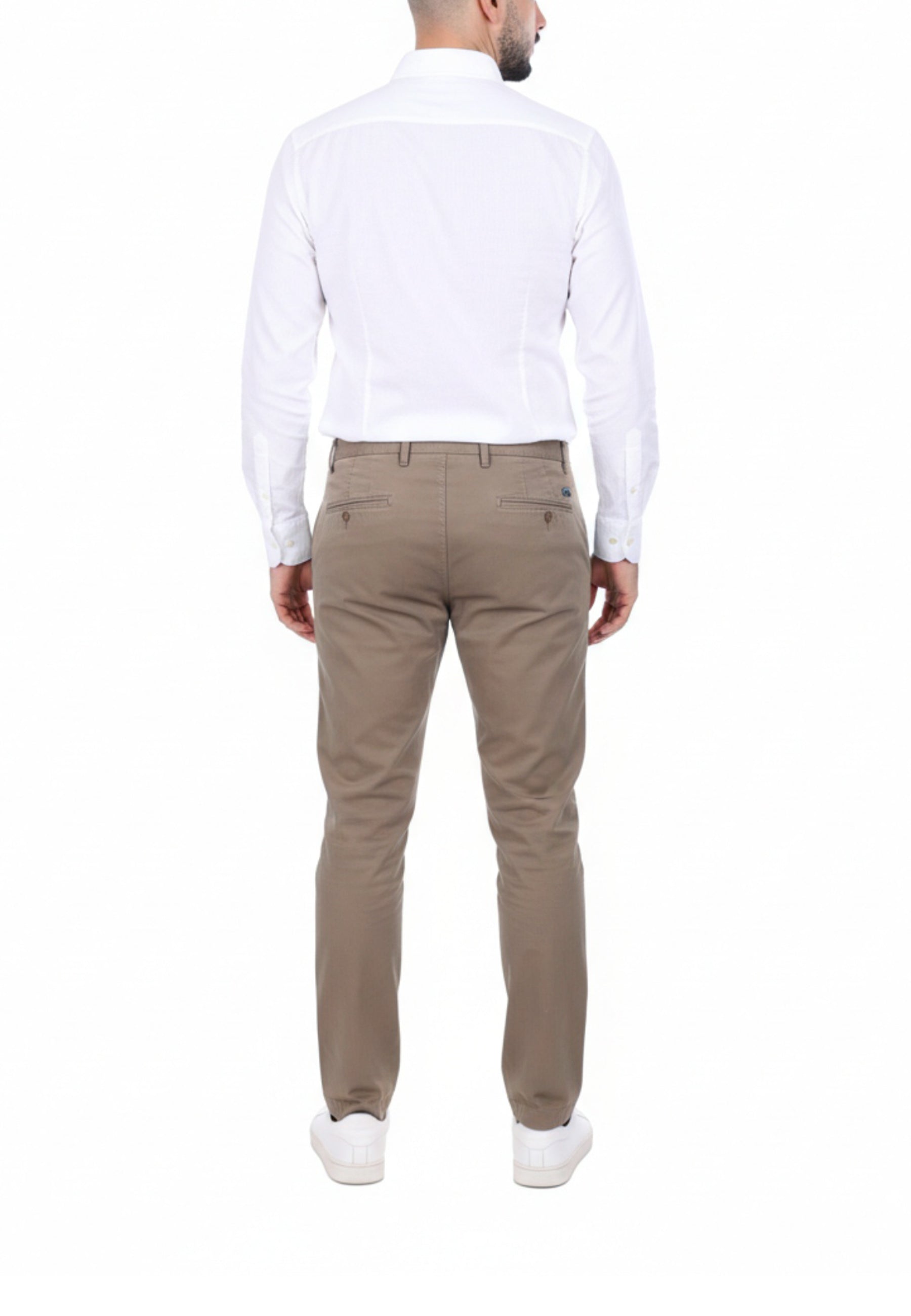 Pantaloni Beige Borgoni Milano