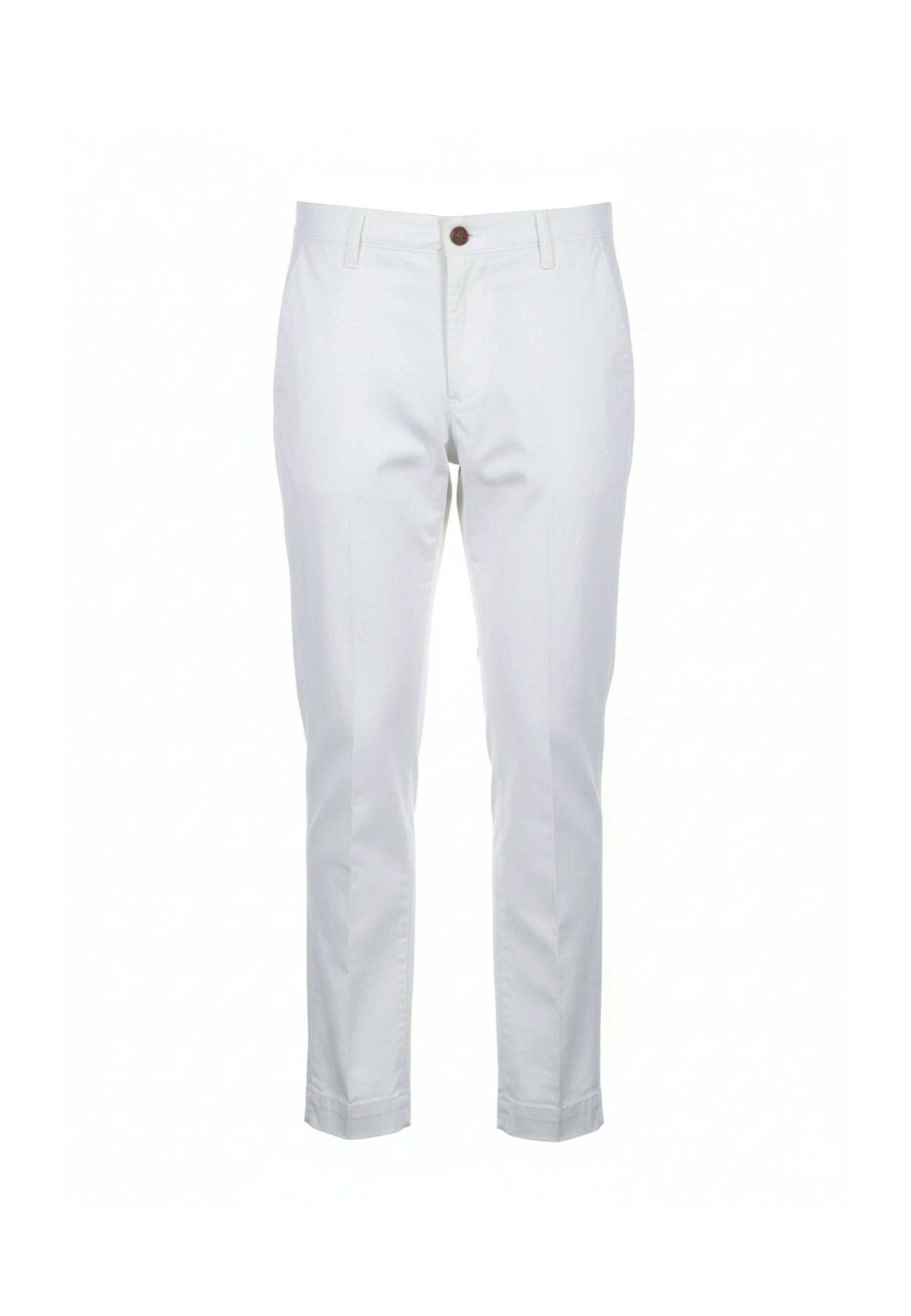 Pantaloni Bianco Borgoni Milano