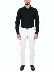 Pantaloni Bianco Borgoni Milano