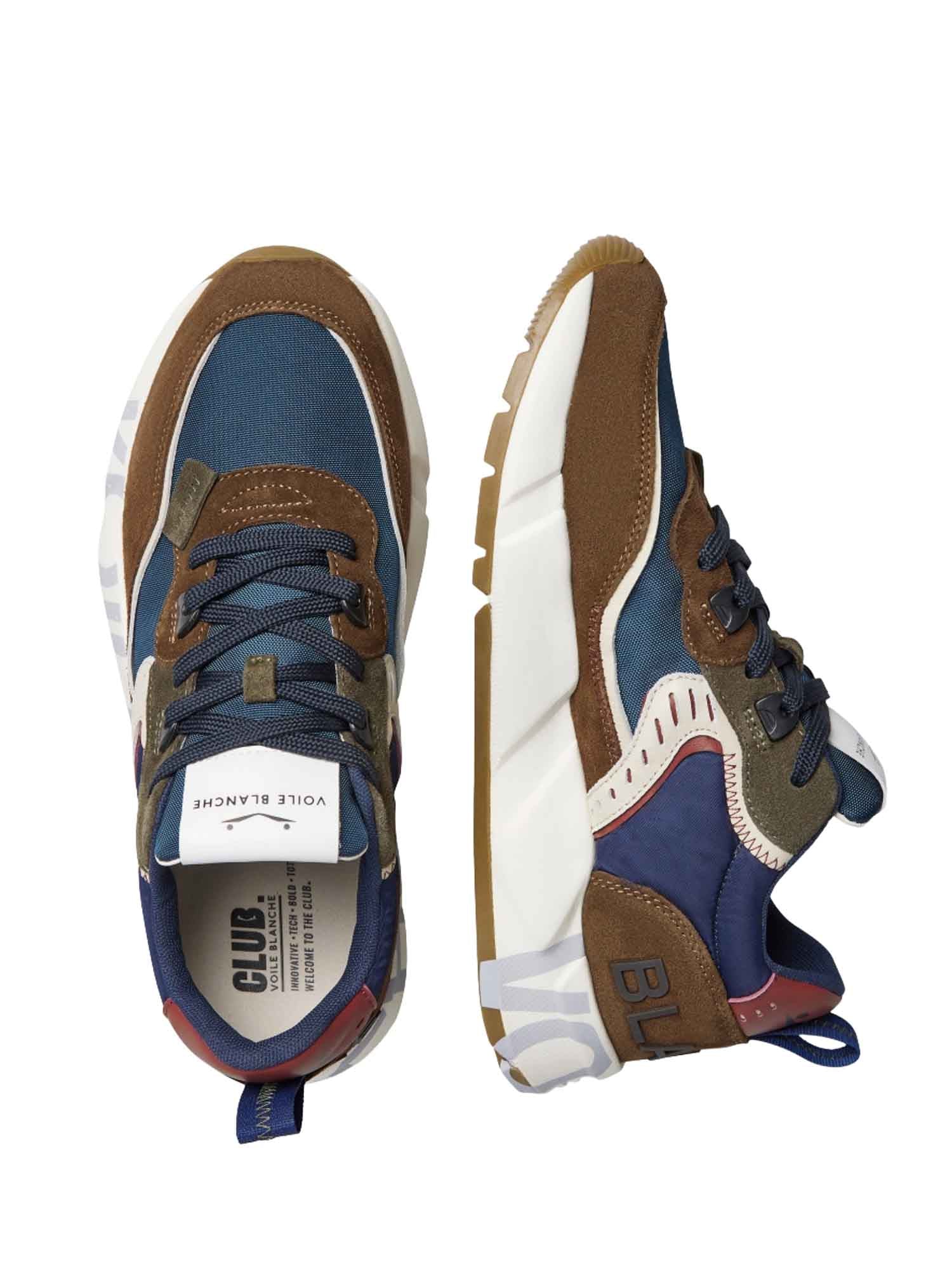 Sneakers Marrone Voile Blanche