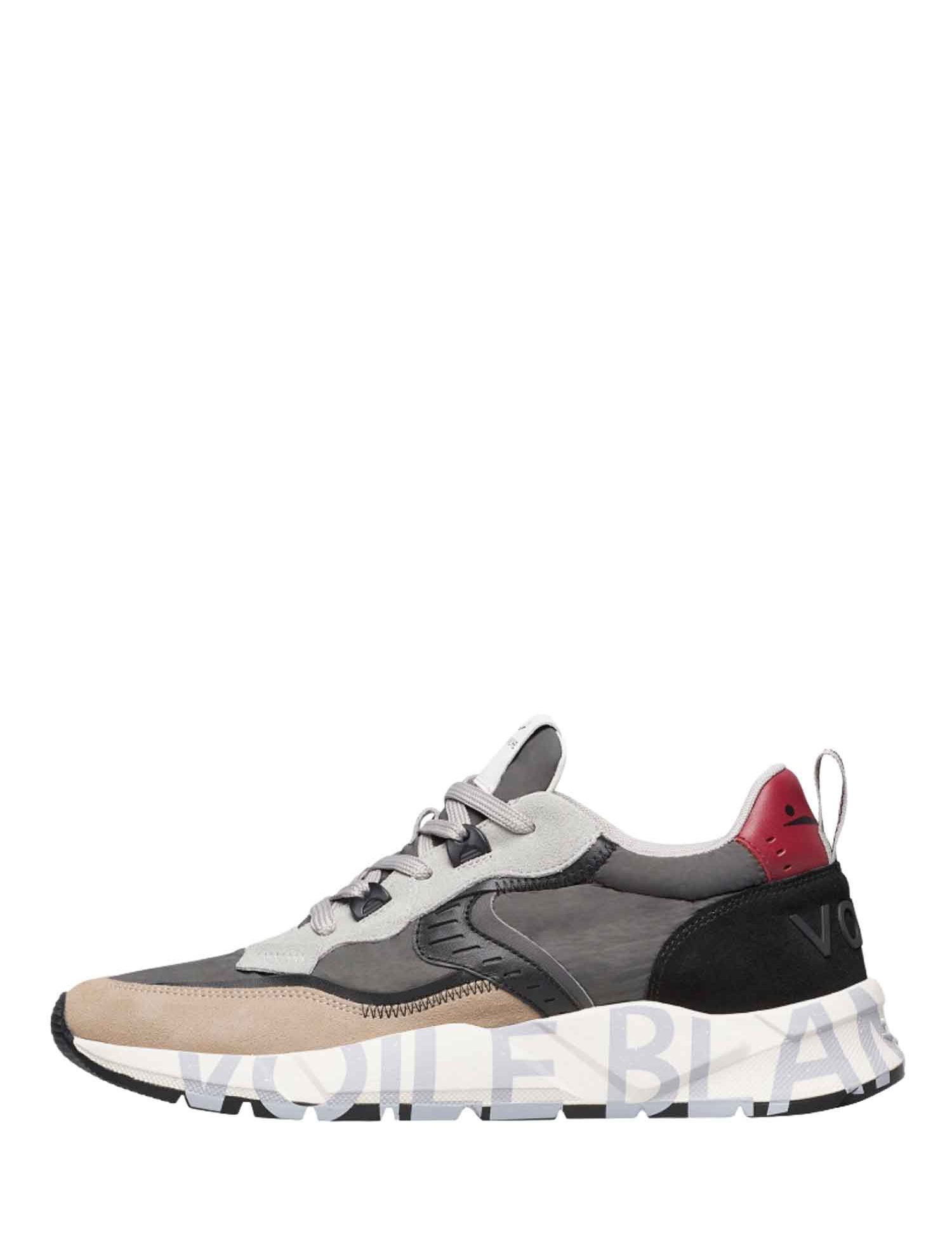 Sneakers Grigio Voile Blanche