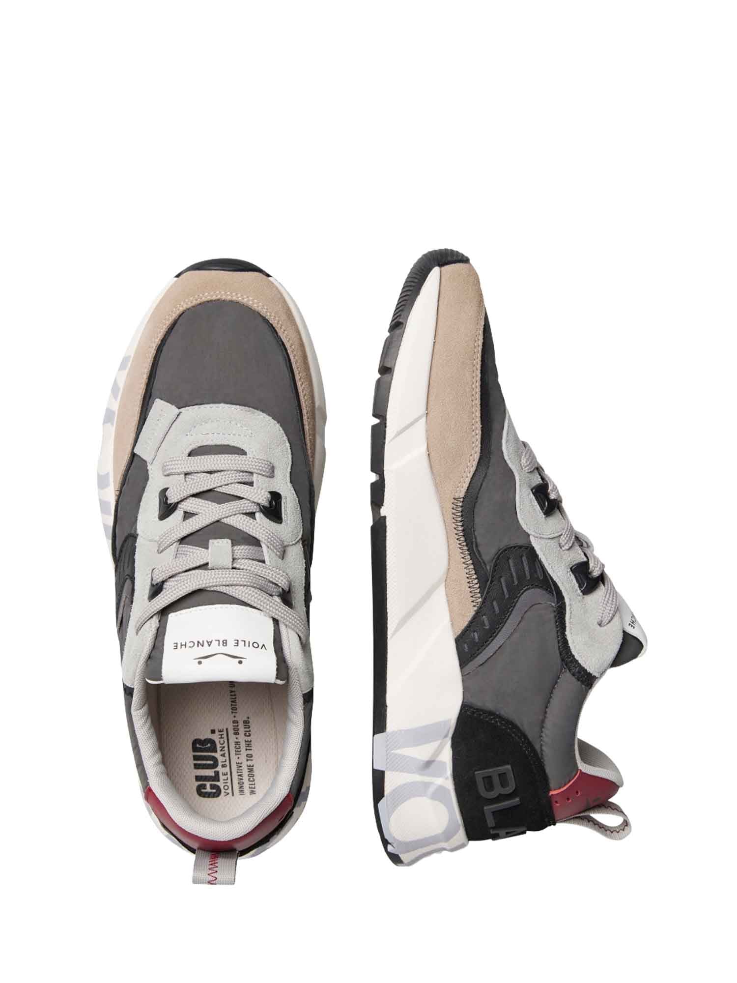 Sneakers Grigio Voile Blanche