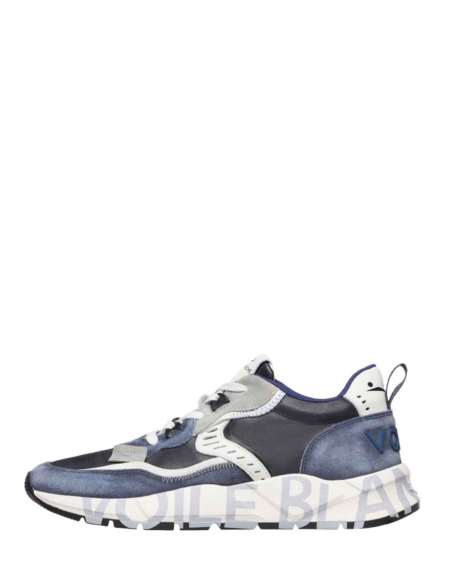 Sneakers Blu Voile Blanche
