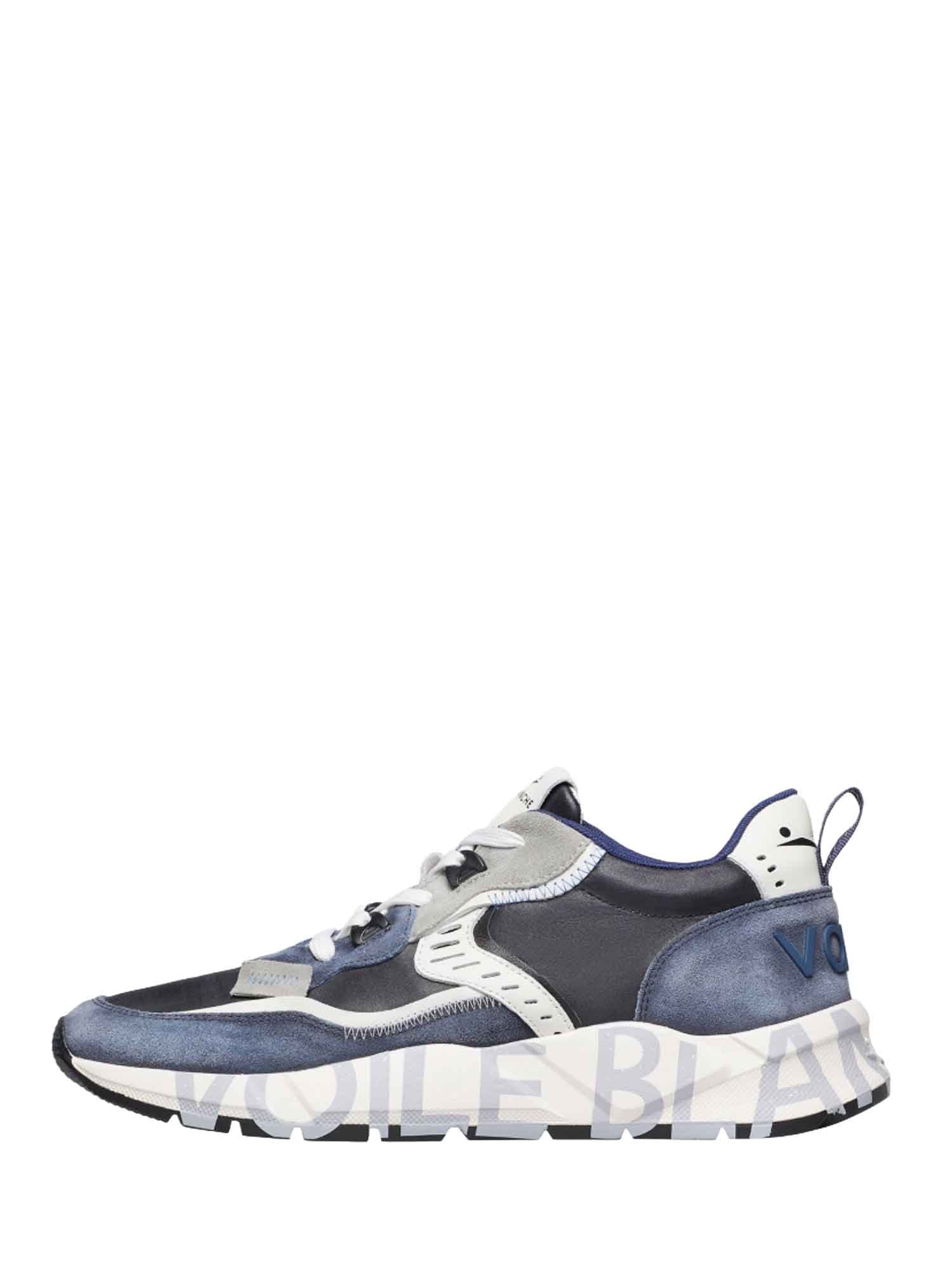 Sneakers Blu Voile Blanche