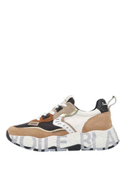 Sneakers Beige Voile Blanche