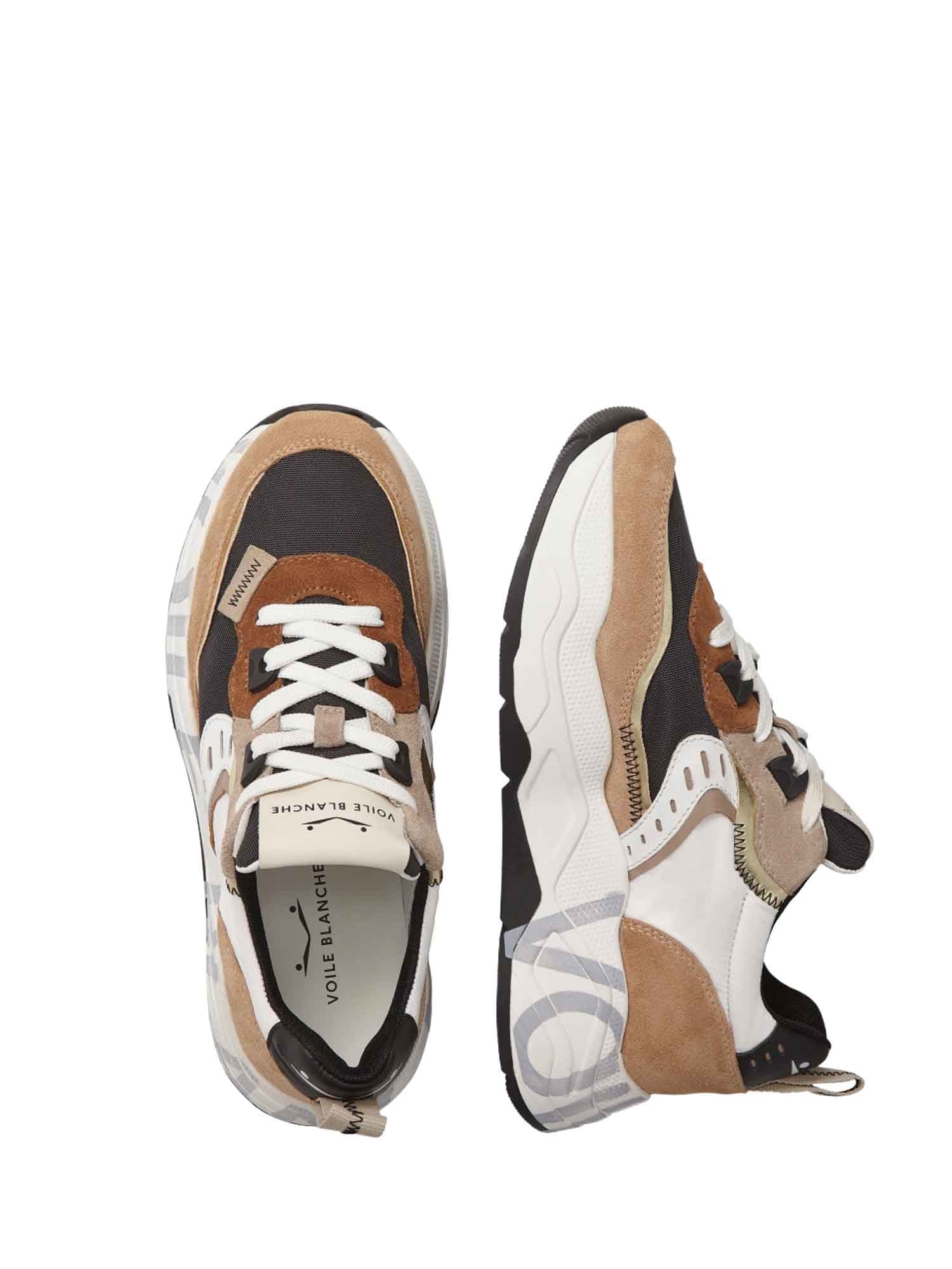 Sneakers Beige Voile Blanche