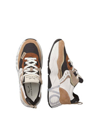 Sneakers Beige Voile Blanche