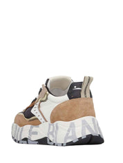 Sneakers Beige Voile Blanche