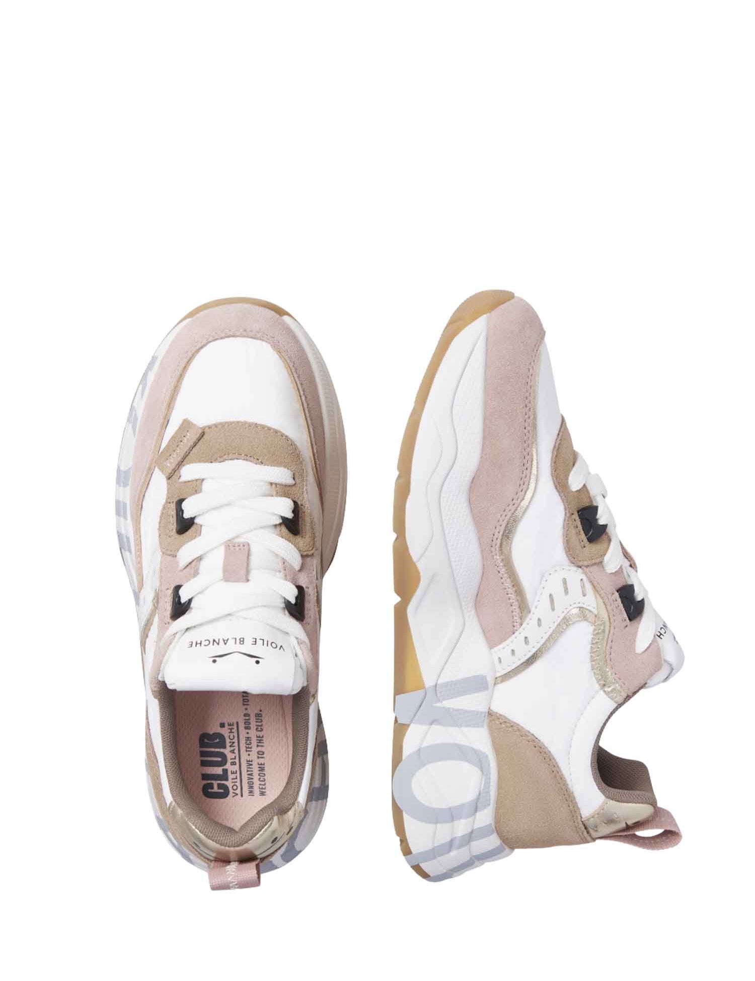 Sneakers Rosa Voile Blanche