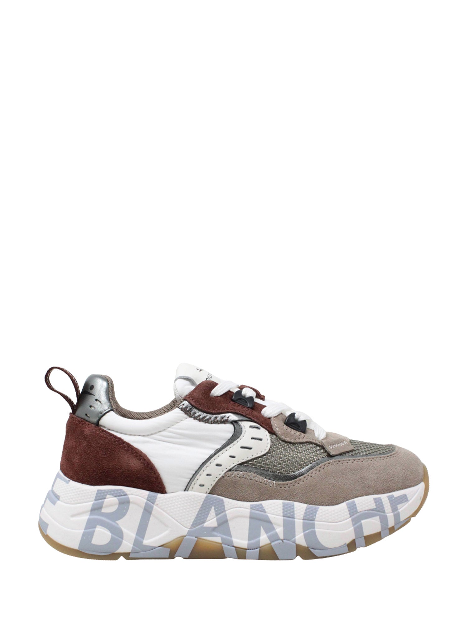 Sneakers Bordeaux Voile Blanche