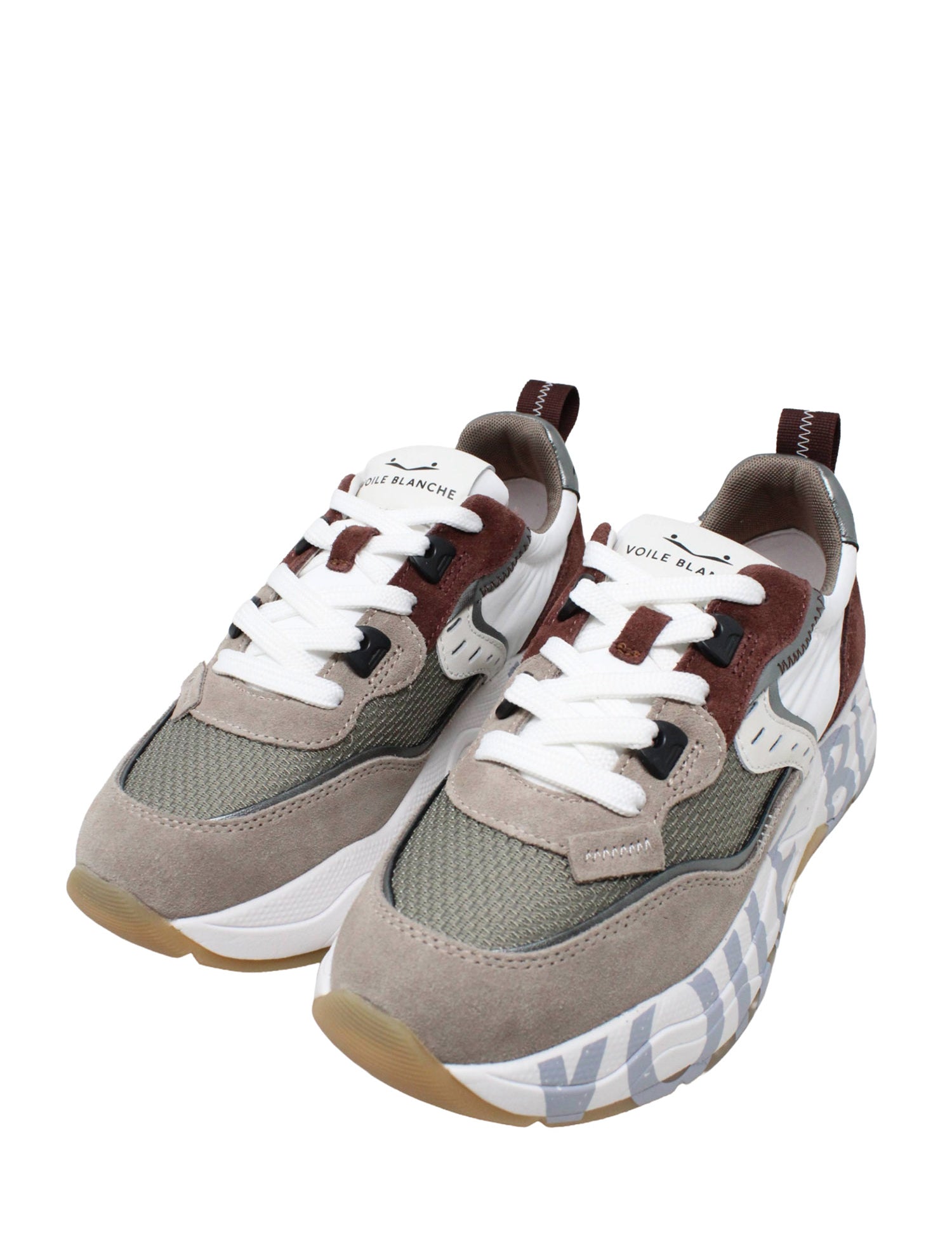 Sneakers Bordeaux Voile Blanche