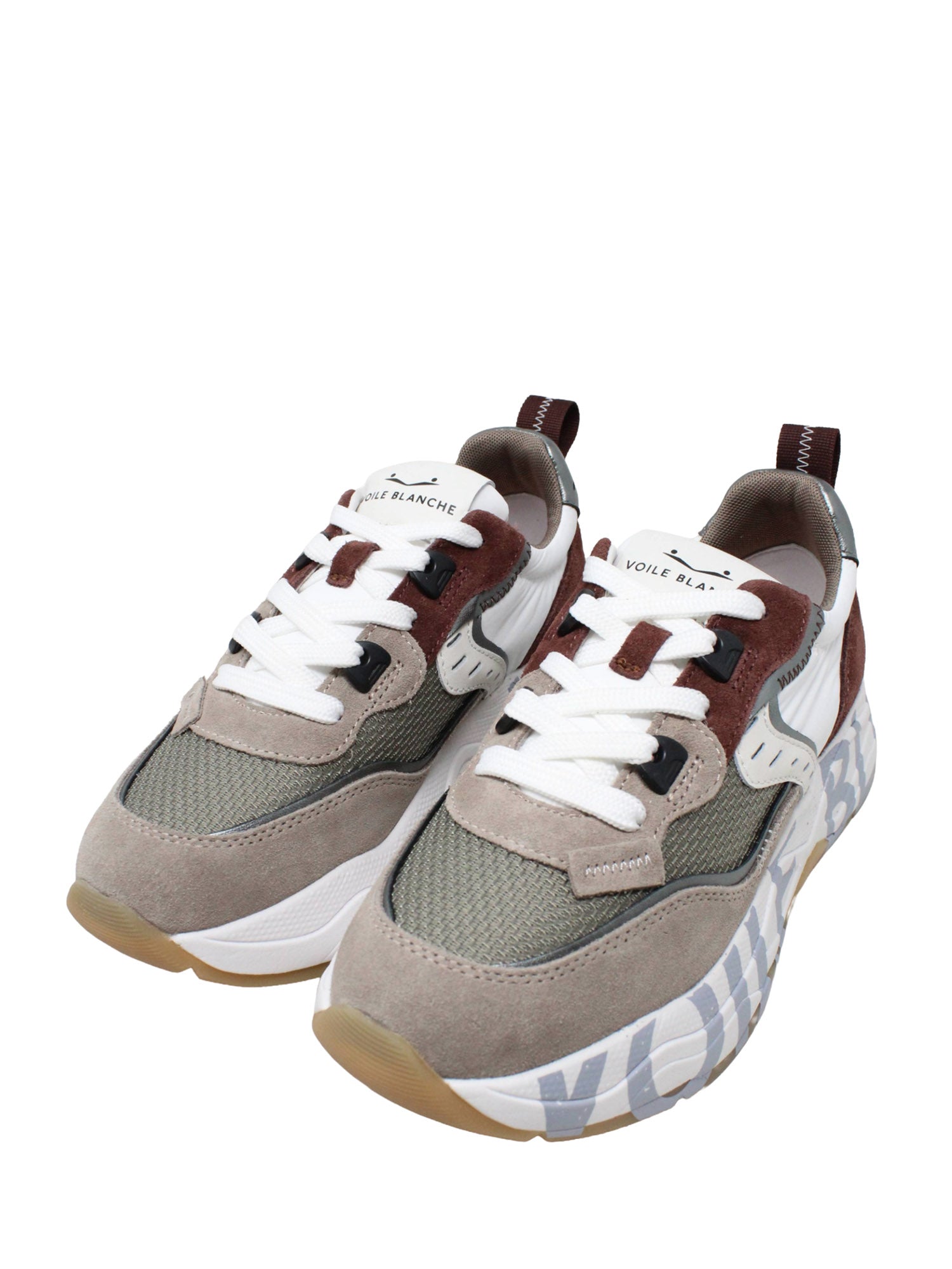 Sneakers Bordeaux Voile Blanche